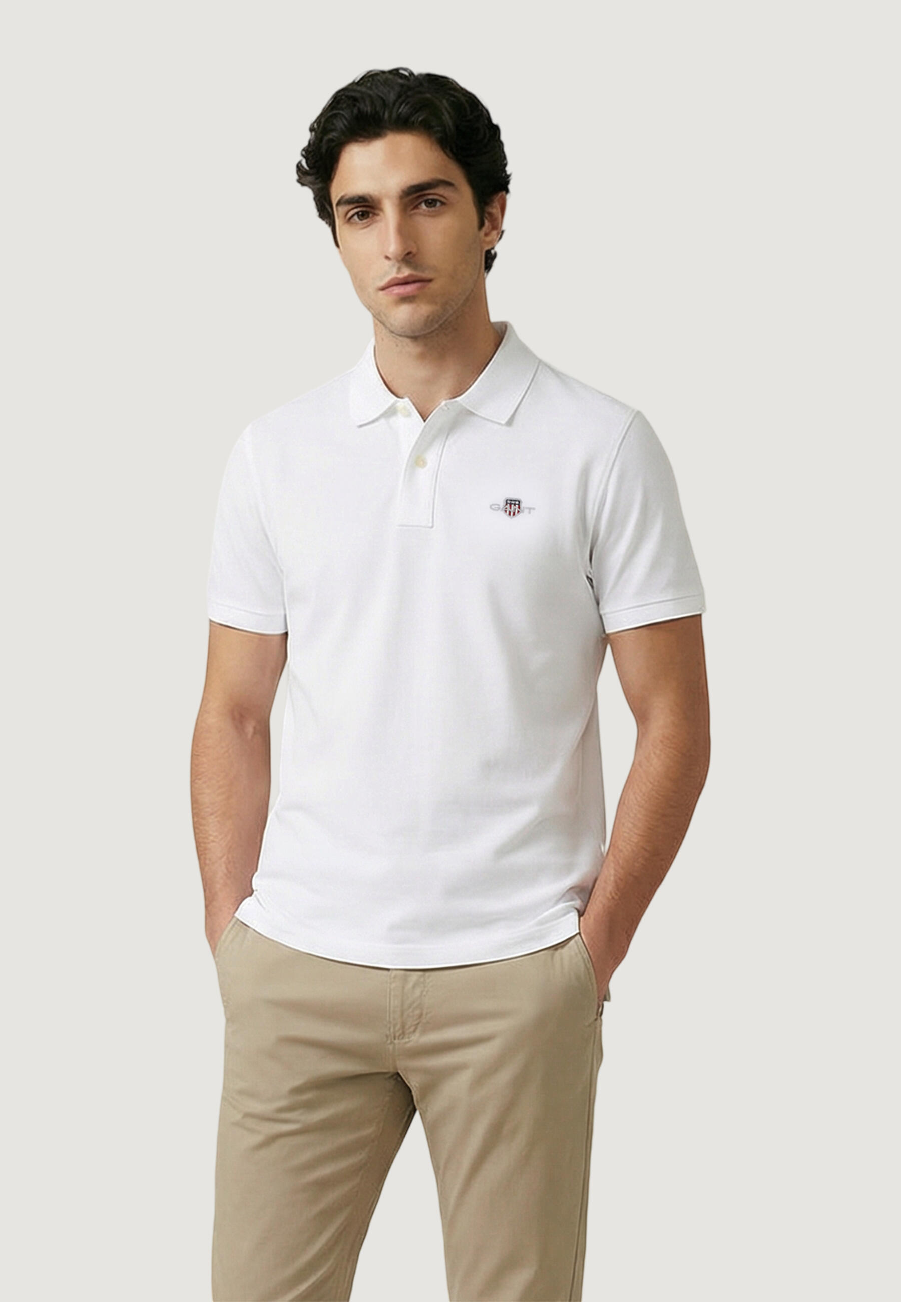 Polo z krótkim rękawem Mężczyzna GANT REG SHIELD SS PIQUE POLO