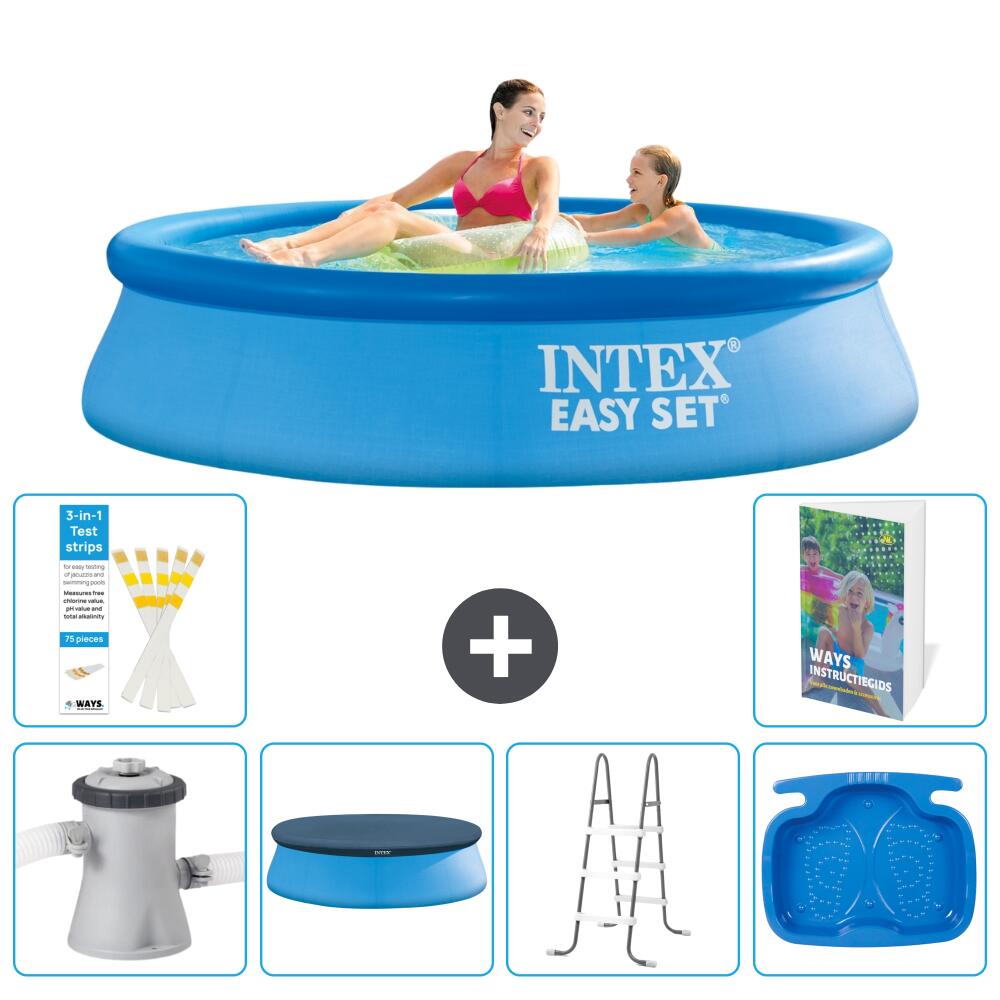 INTEX Basen Easy Set Okrągły - 244x61 cm - 7-częściowy S314