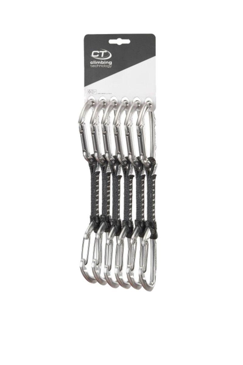 Ekspresy wspinaczkowe Climbing Technology Lime Set M-UL 12 cm 6-Pack - silver