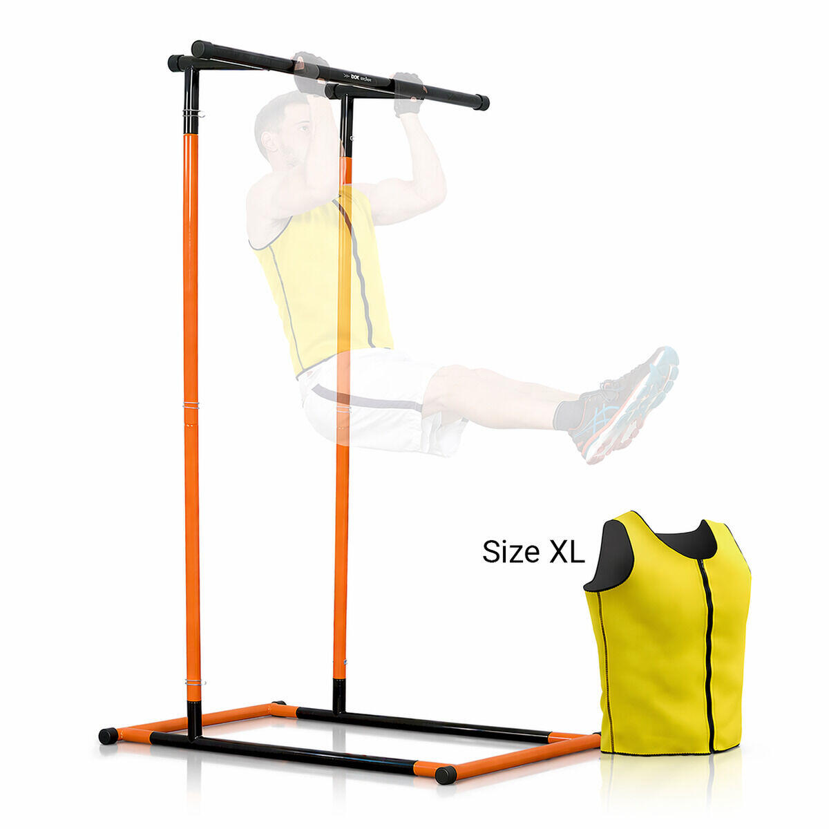 Pack stacja do podciągania i kamizelka sportowa sauna InnovaGoods