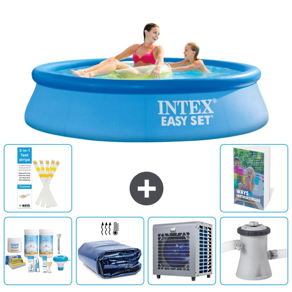 INTEX Basen Easy Set Okrągły - 244x61 cm - 7-częściowy S128
