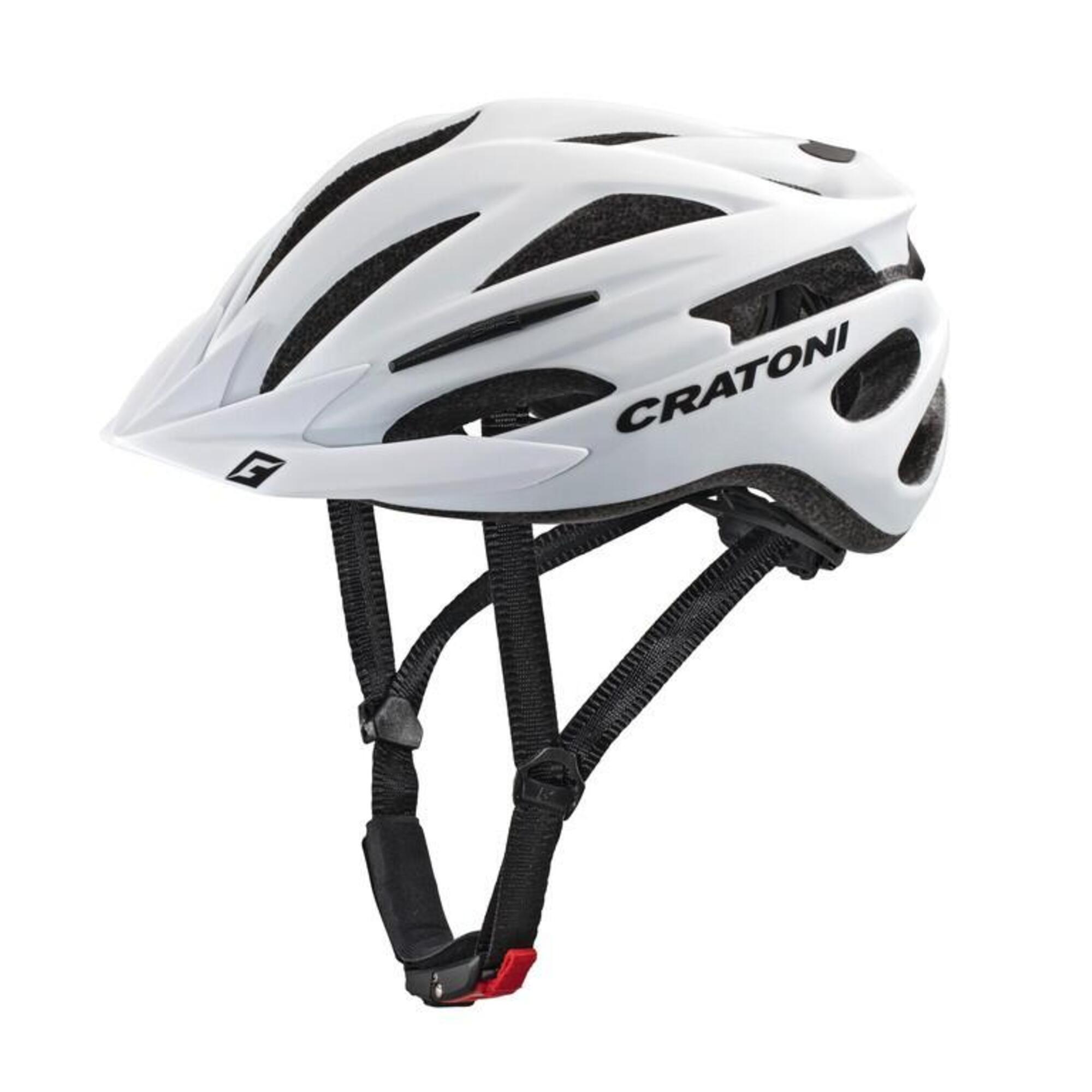 Kask rowerowy MTB Pacer biały matowy