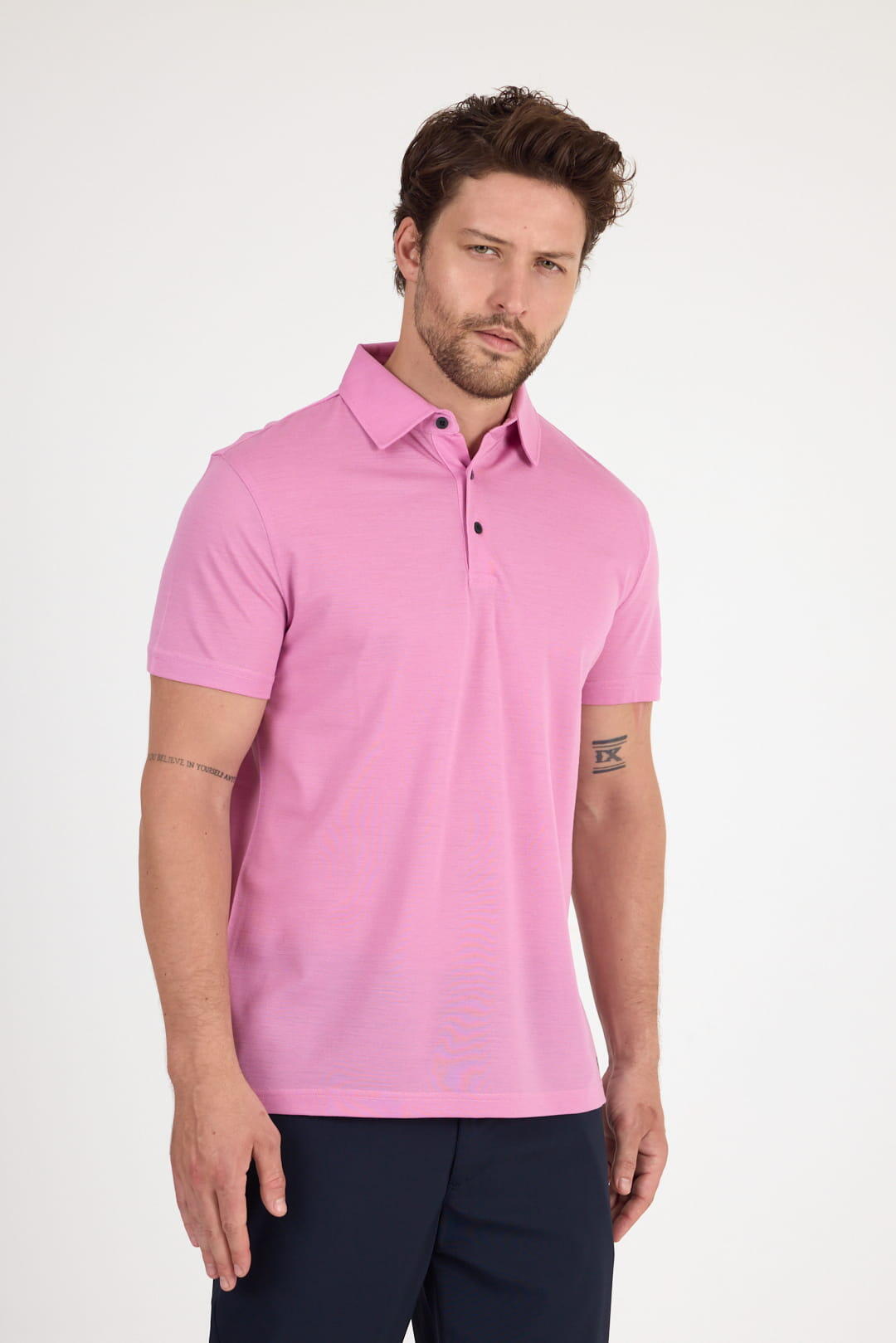 Koszulka Polo z 100% Wełny Merino (170 g/m² - Piqué)