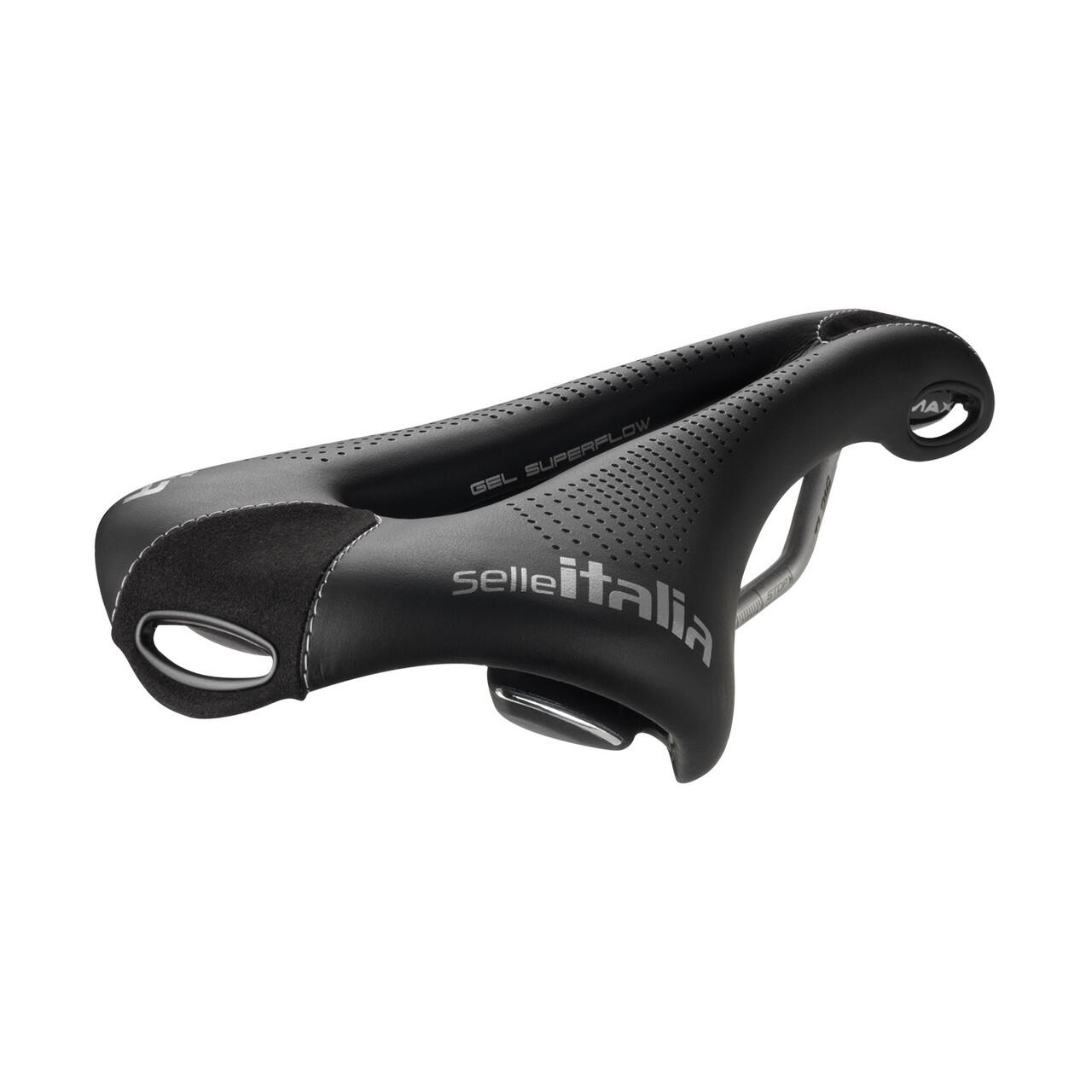 Siodełko MAX FLITE Gel TI 316 Superflow, czarne