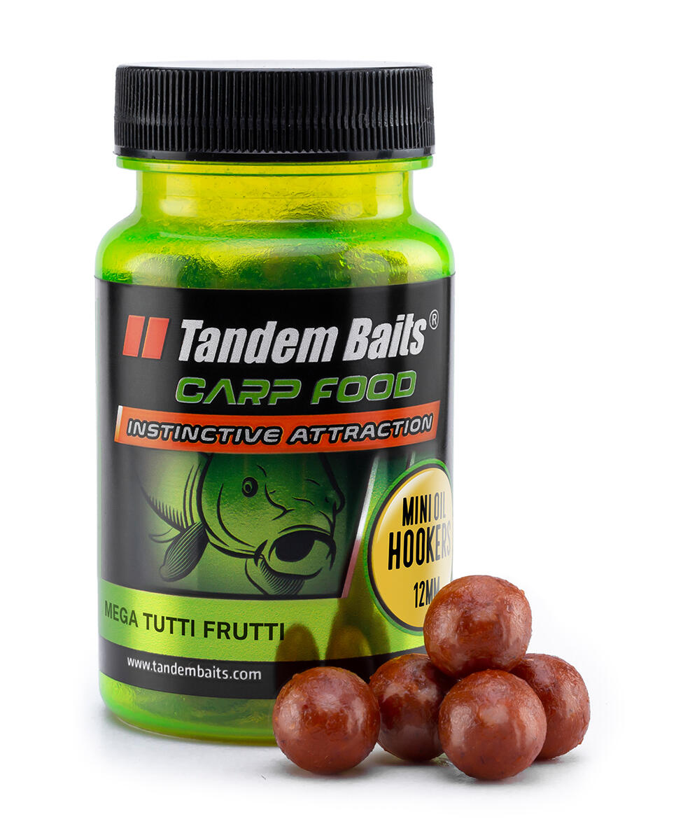 Mini kulki haczykowe Carp Food Oil Hookers 12mm/50g Mega Tutti Frutti