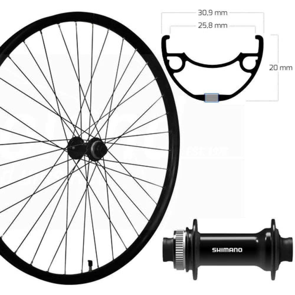 Roland przednie koło 27,5 Ryde Rival26 Shimano TC500 czarne