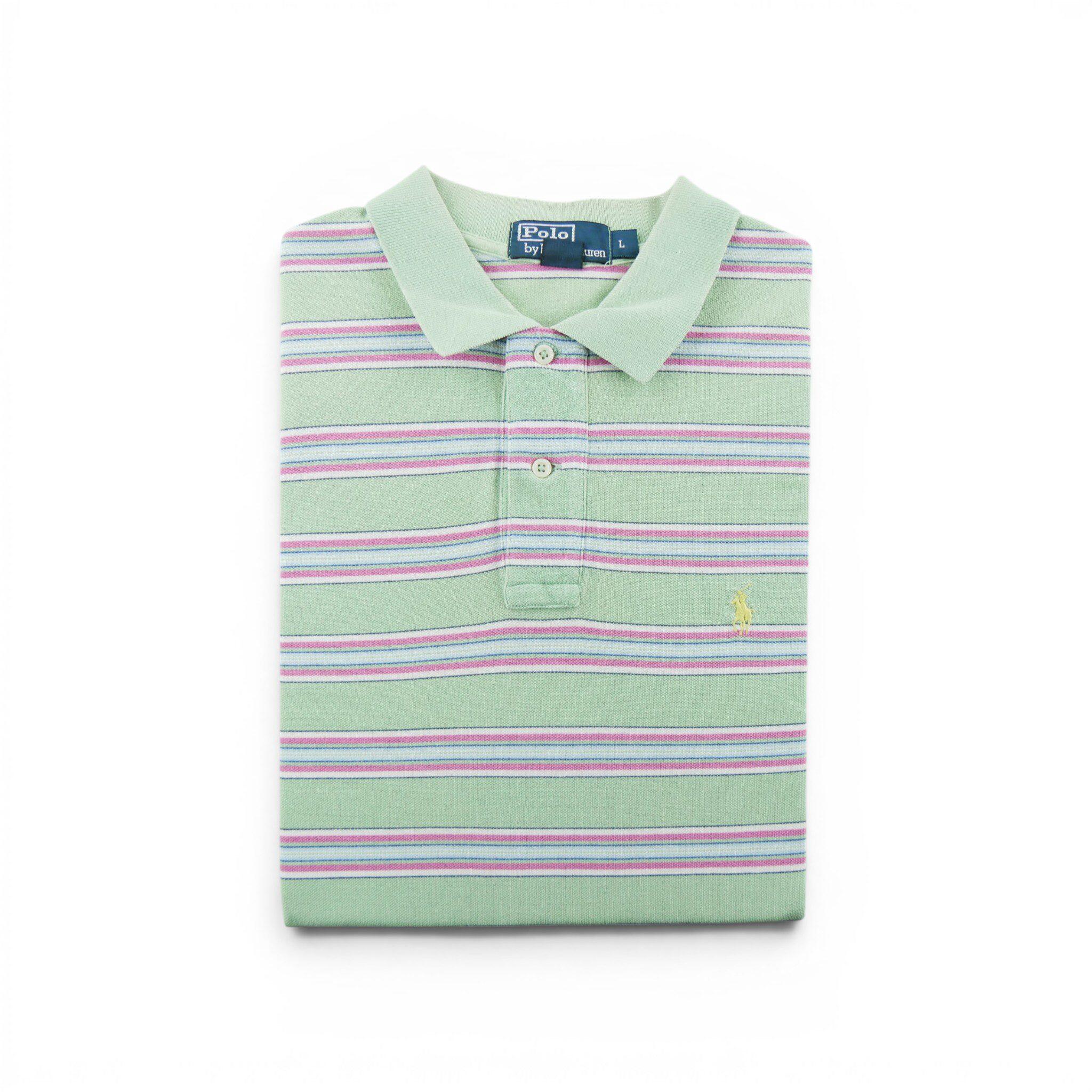 Second life - Polo Ralph Lauren męskie z krótkim rękawem zielone - Stan dobry
