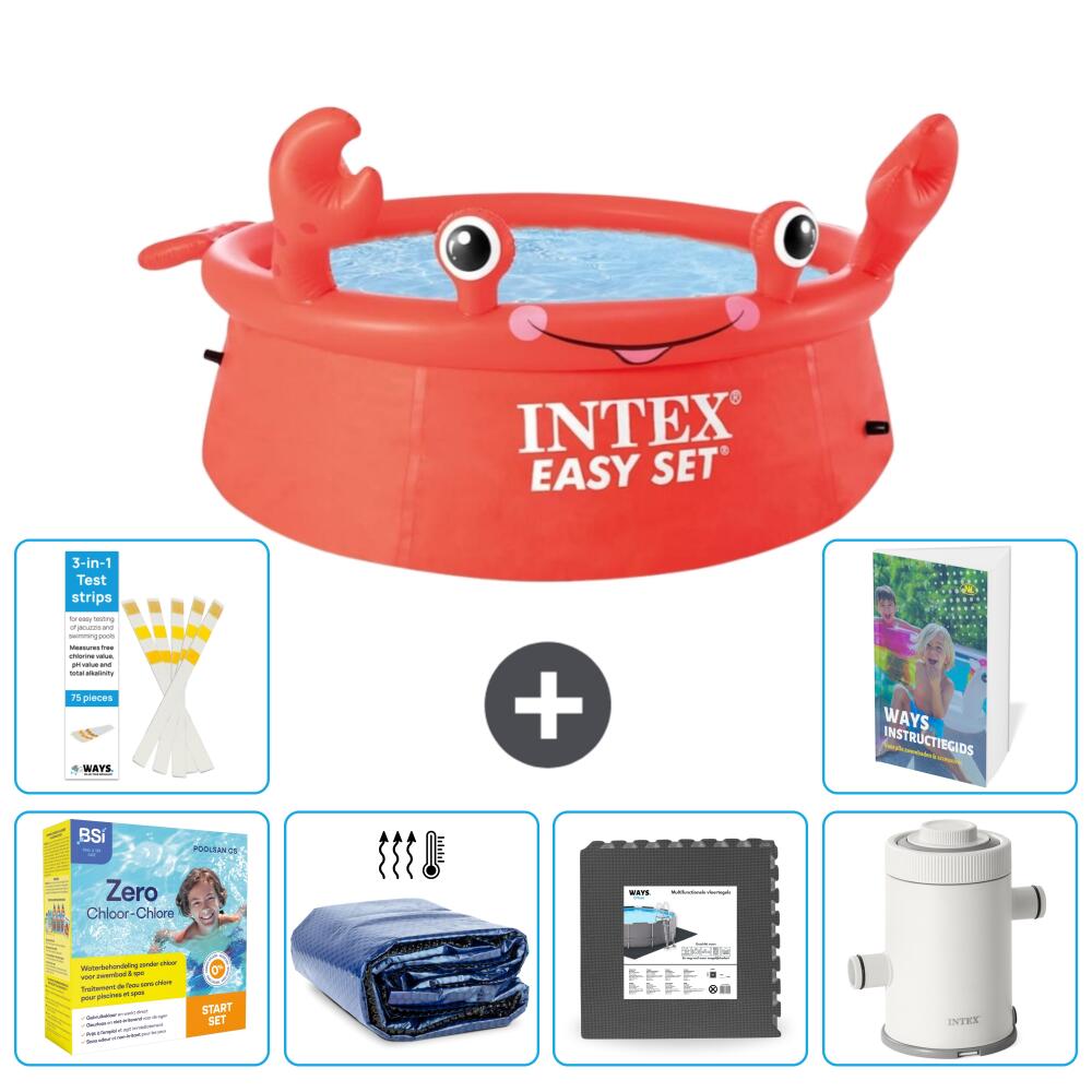 INTEX Basen Easy Set Okrągły - Krab - 183x51 cm - 7-częściowy S111
