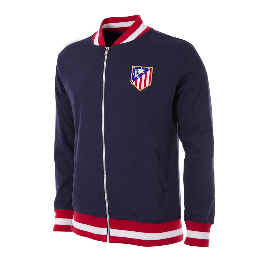 Kurtka piłkarska retro dla dorosłych - Atlético de Madrid 1969 - Niebieska