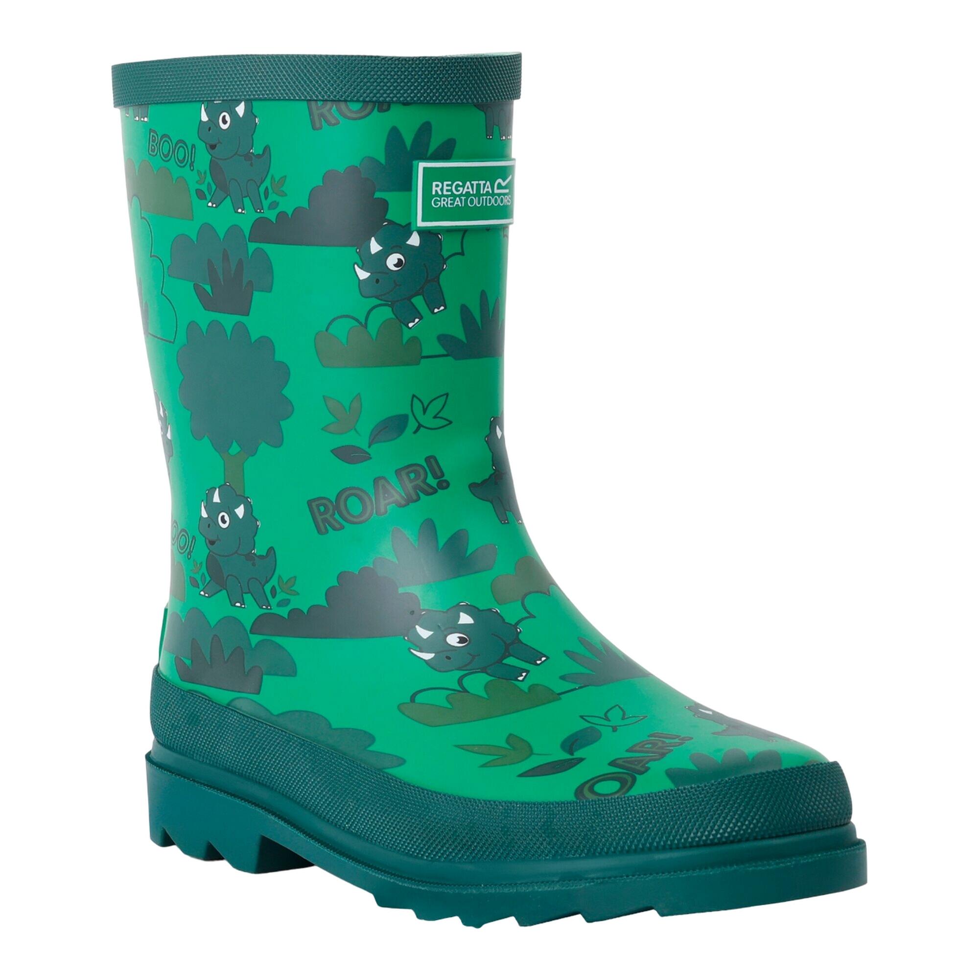 Dziecięce/Młodzieżowe Mudplay II Stompy The Dinosaur Wellington Boots