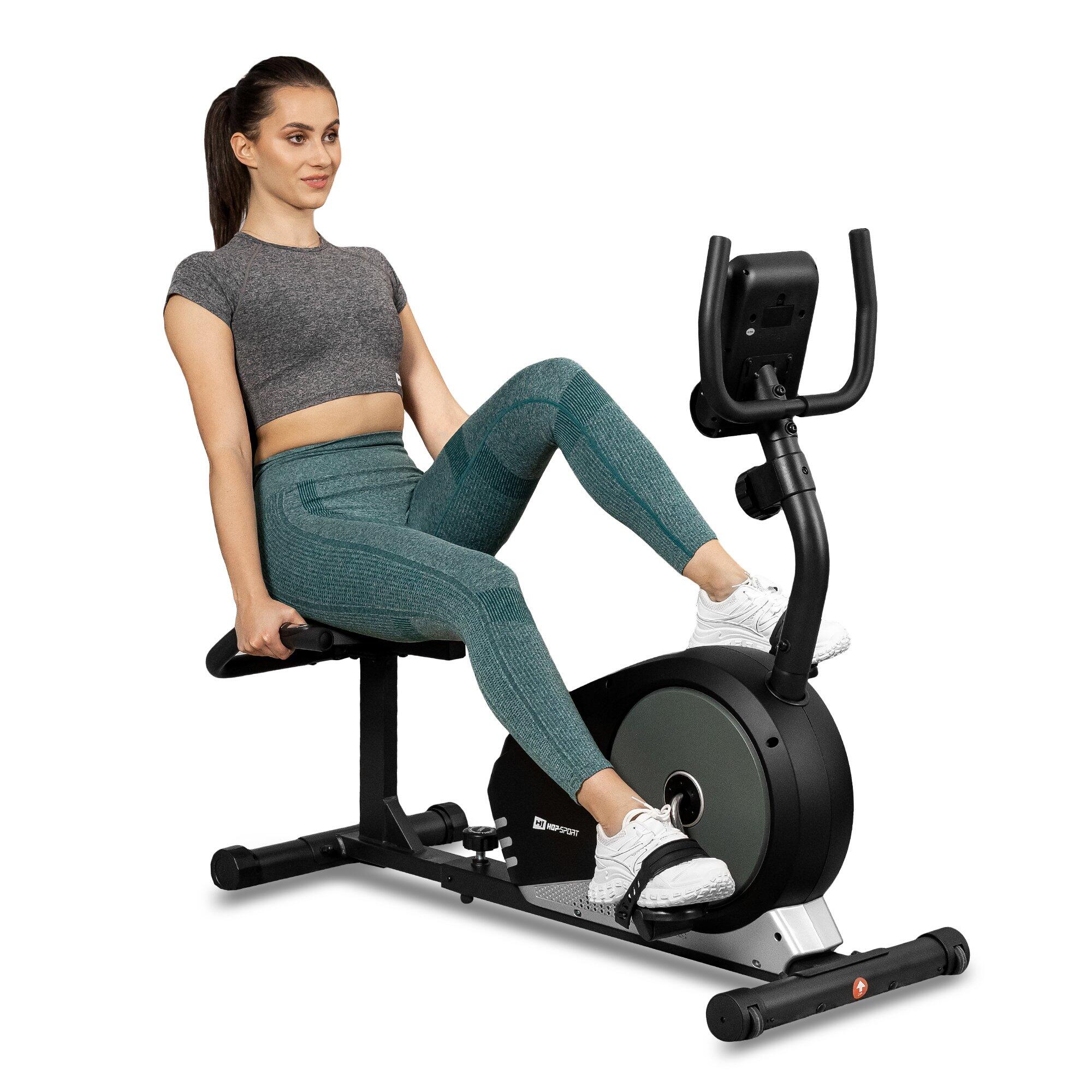 Rower stacjonarny treningowy leżący Hop-Sport Root