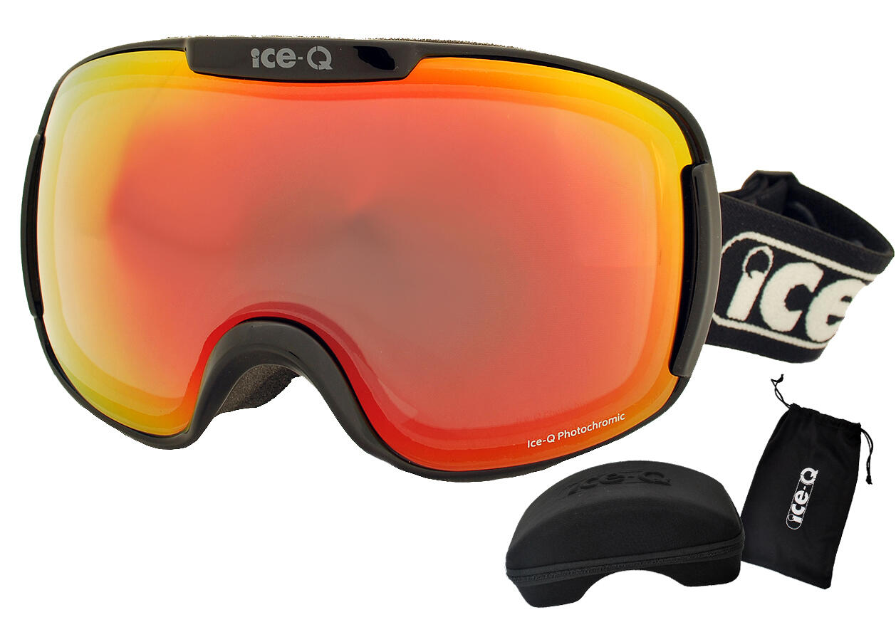Gogle narciarskie Ice-Q Alta Badia Photochromic Red OTG na okulary S0-S3