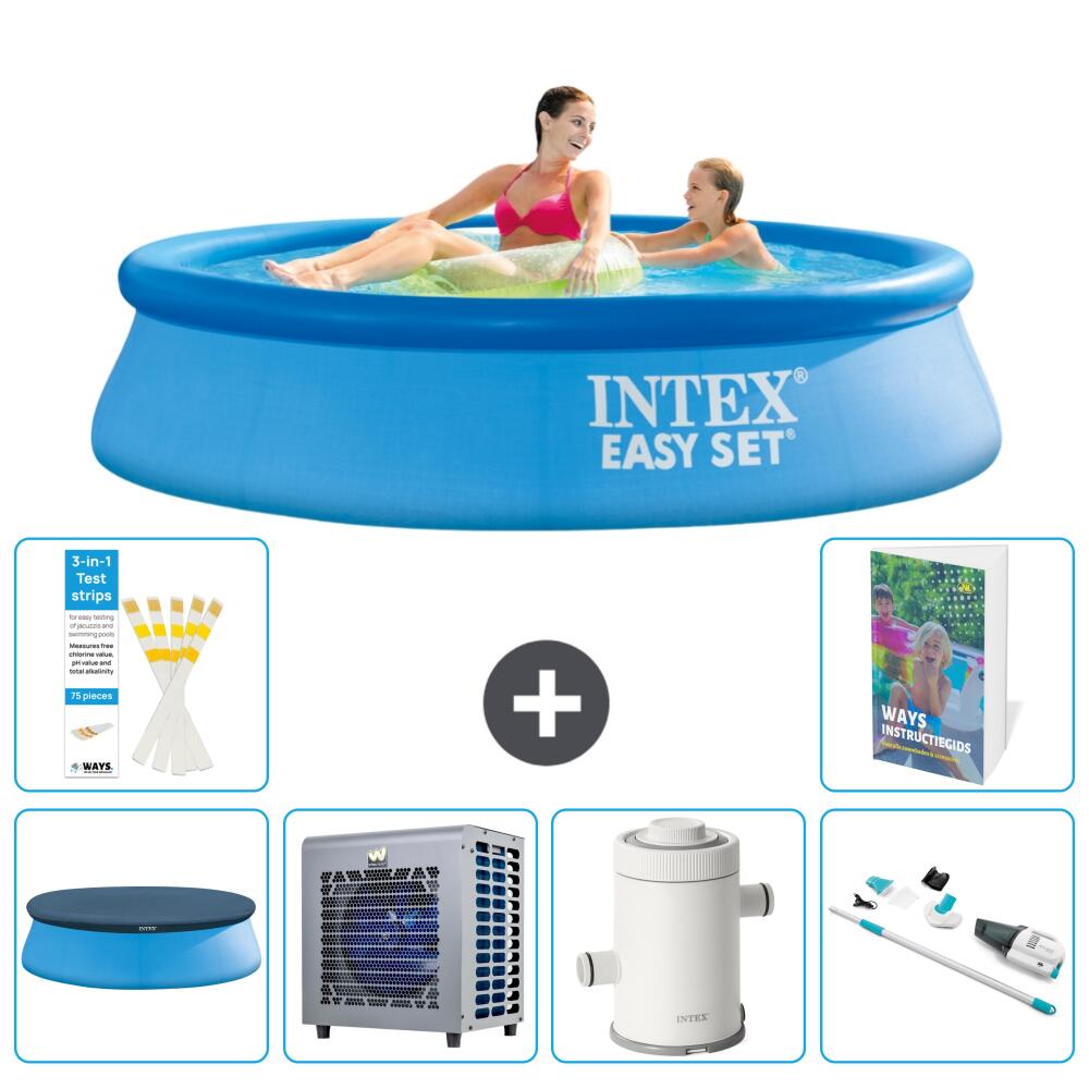 INTEX Basen Easy Set Okrągły - 244x61 cm - 7-częściowy S25