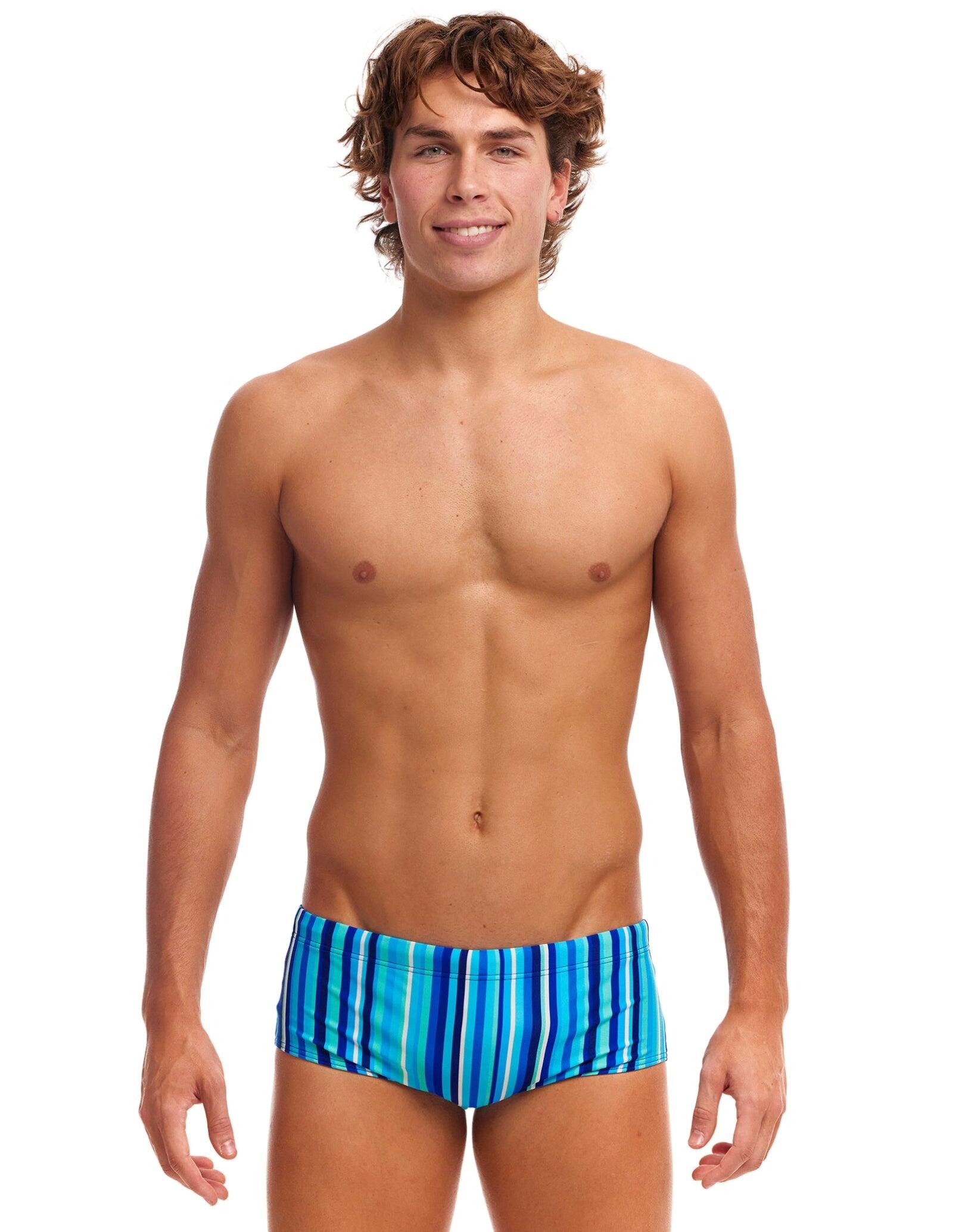 Kąpielówki spodenki na basen męskie Funky Trunks Lane Lines