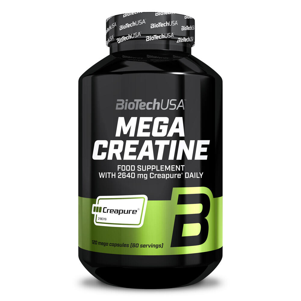 Mega Kreatyna (Creapure®) - 120 kapsułek Biotech USA