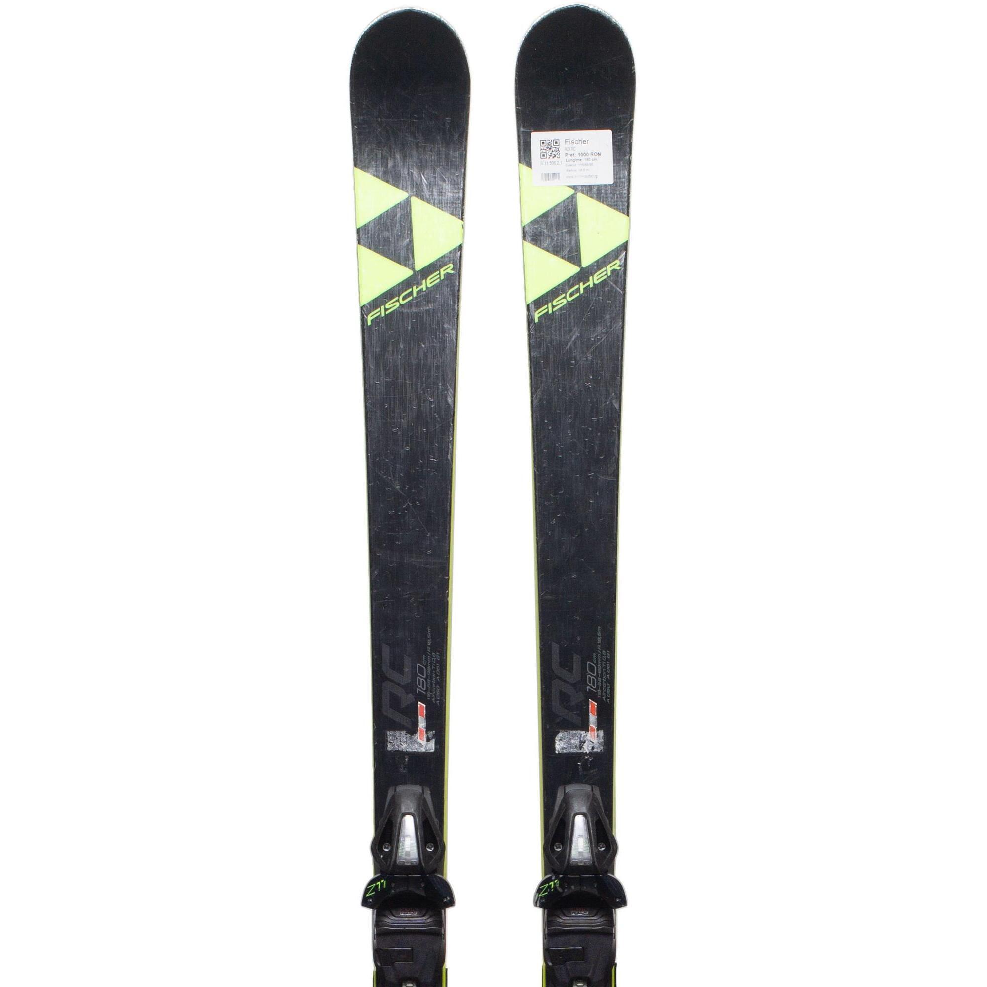 Second Life- Narty FISCHER RC4 RC  185 cm- Stan bardzo dobry