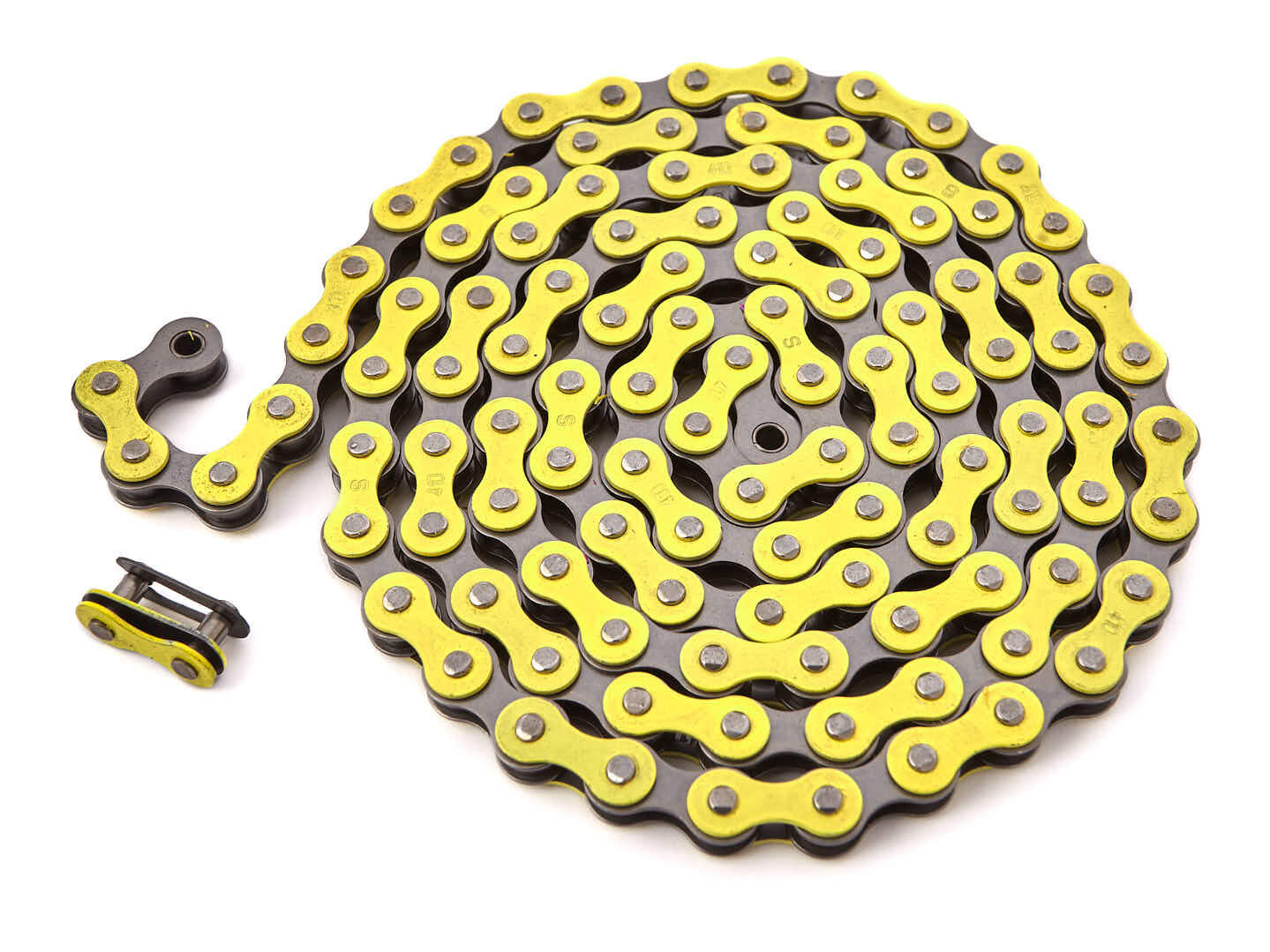 BMX CHAINE JAUNE 1/2 x1/8 ACIER KHEBIKES