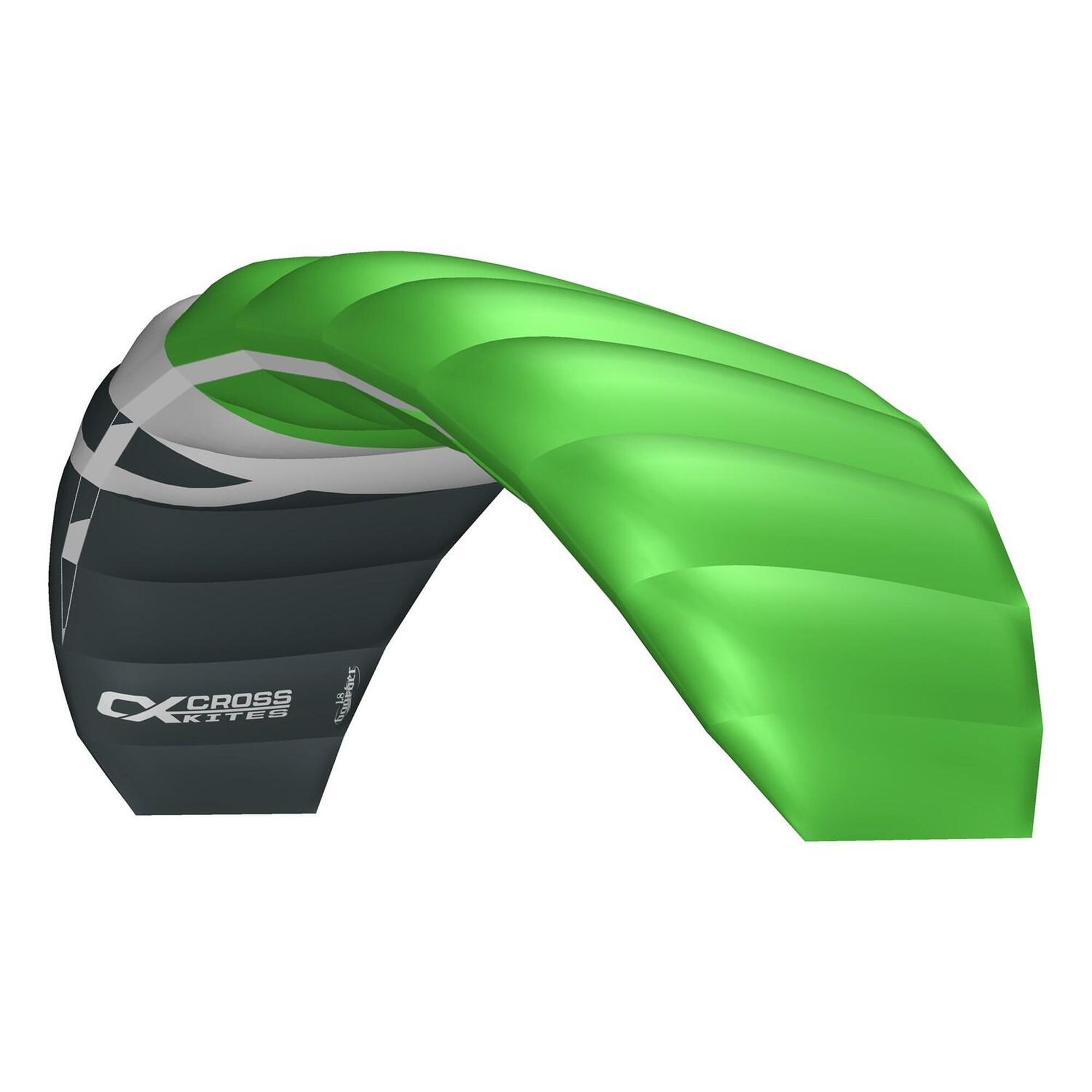 Latawiec treningowy CrossKites Boarder 1.8 Fluor Green 2-linkowy z barem