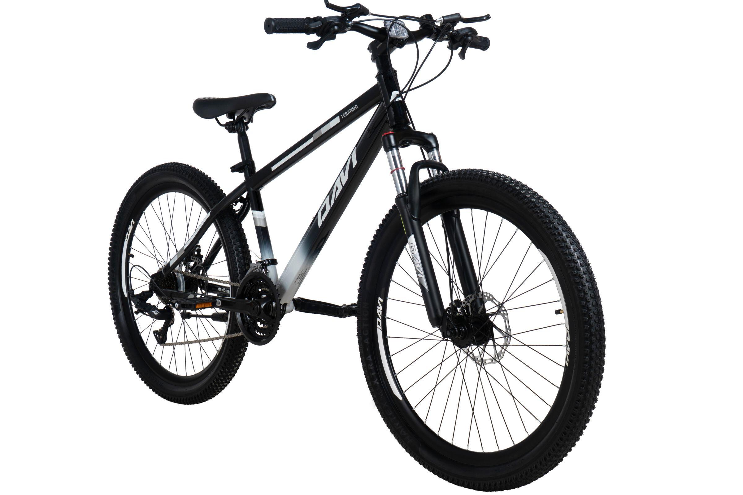 Rower MTB Davi Terrano Pro 26, 145-170 cm, 21 biegów, Czarny/Biały