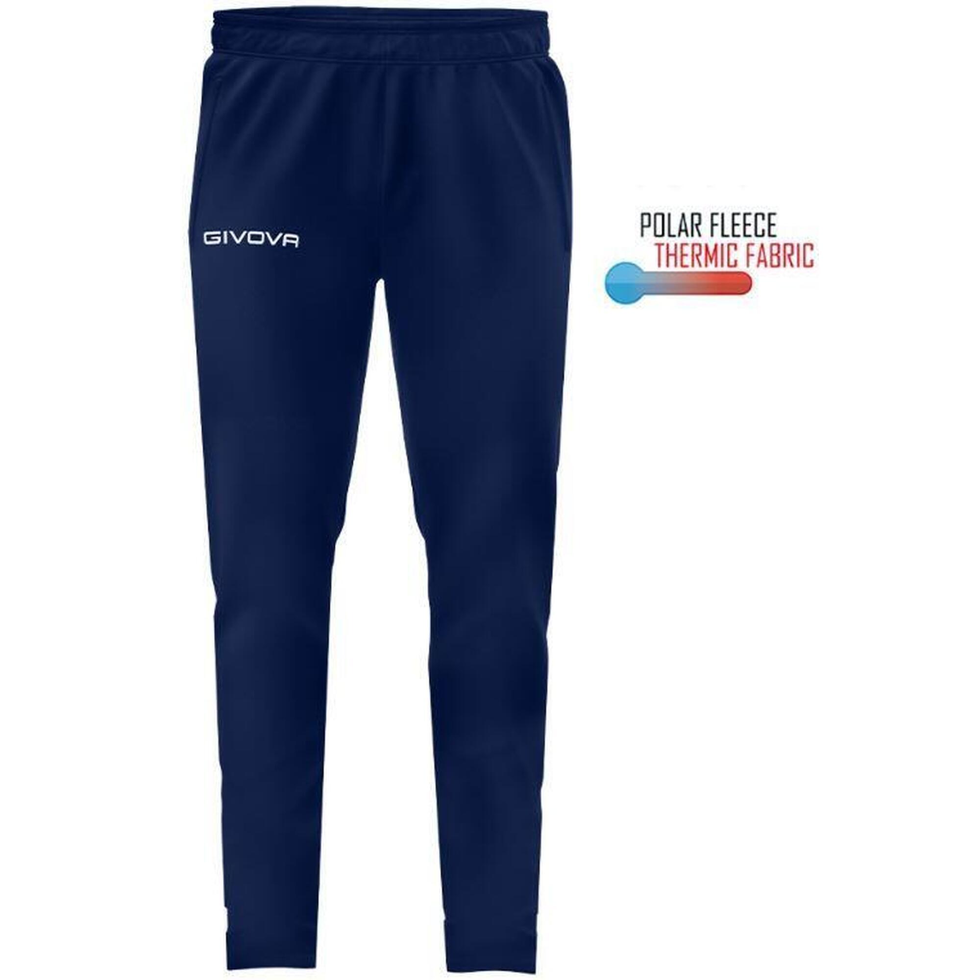 Spodnie Sportowe Givova Panta Cuba Navy dla Mężczyzn - Oddychające i Elastyczne