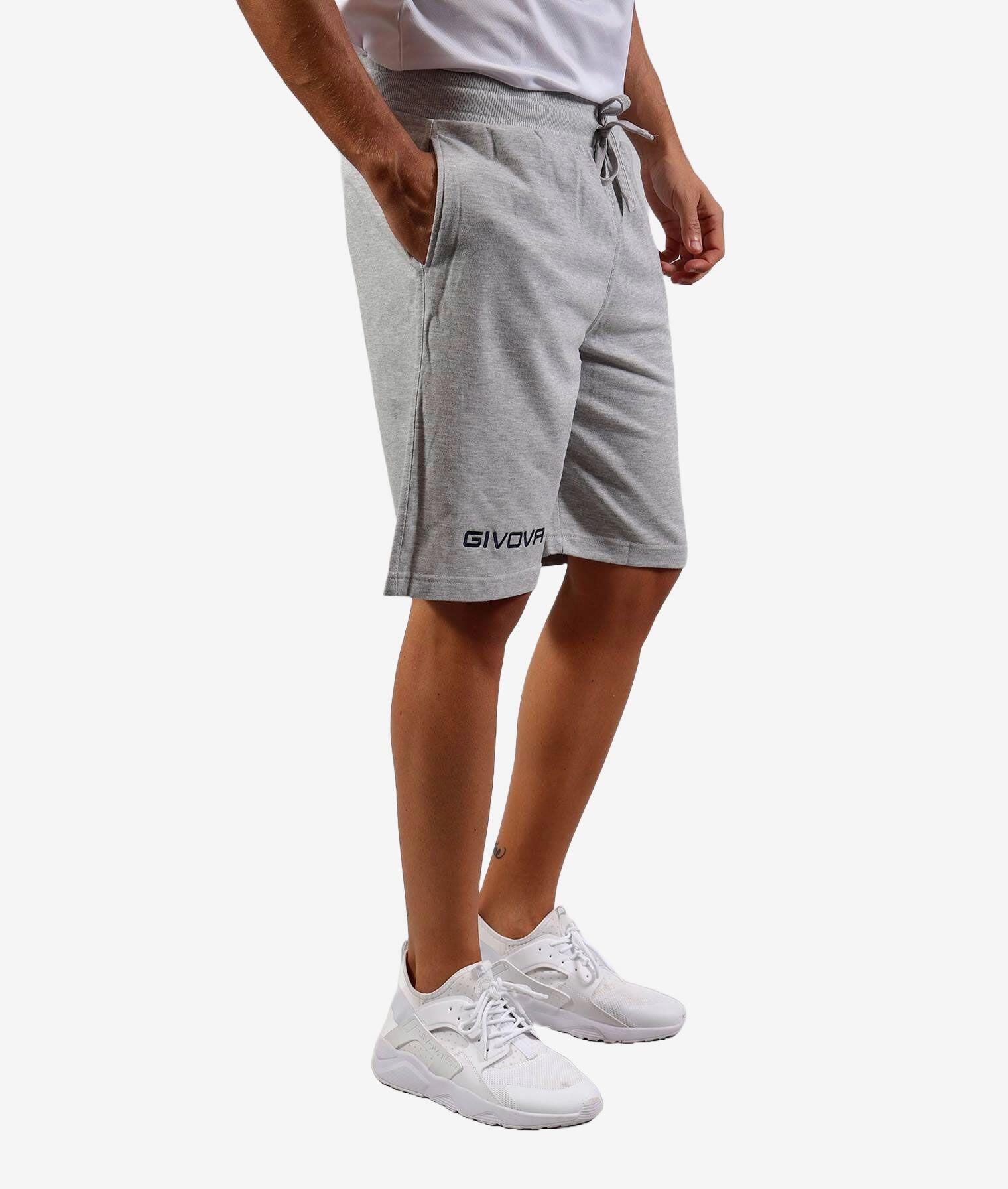 Sportowe Bermudy Givova Friend Szary Melange 2xl