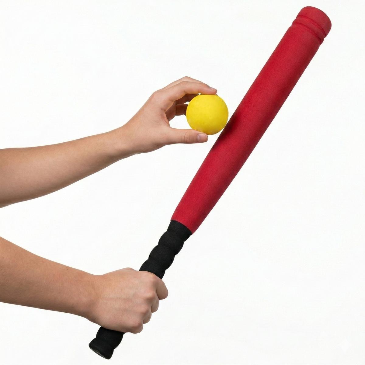 Kij do baseballa Eddy Toys dla dzieci 54CM z piłką