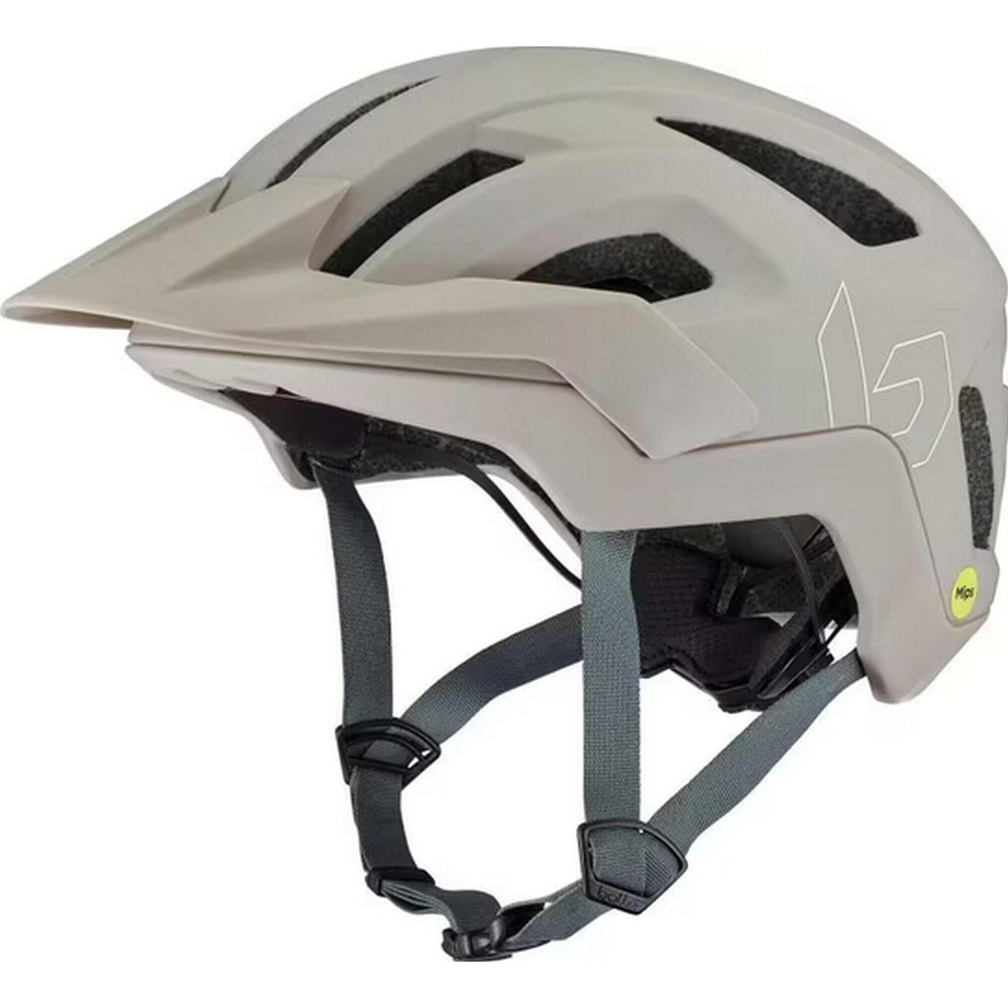Kask rowerowy MTB „Eco Adapt Mips” matowy kolor owsiany