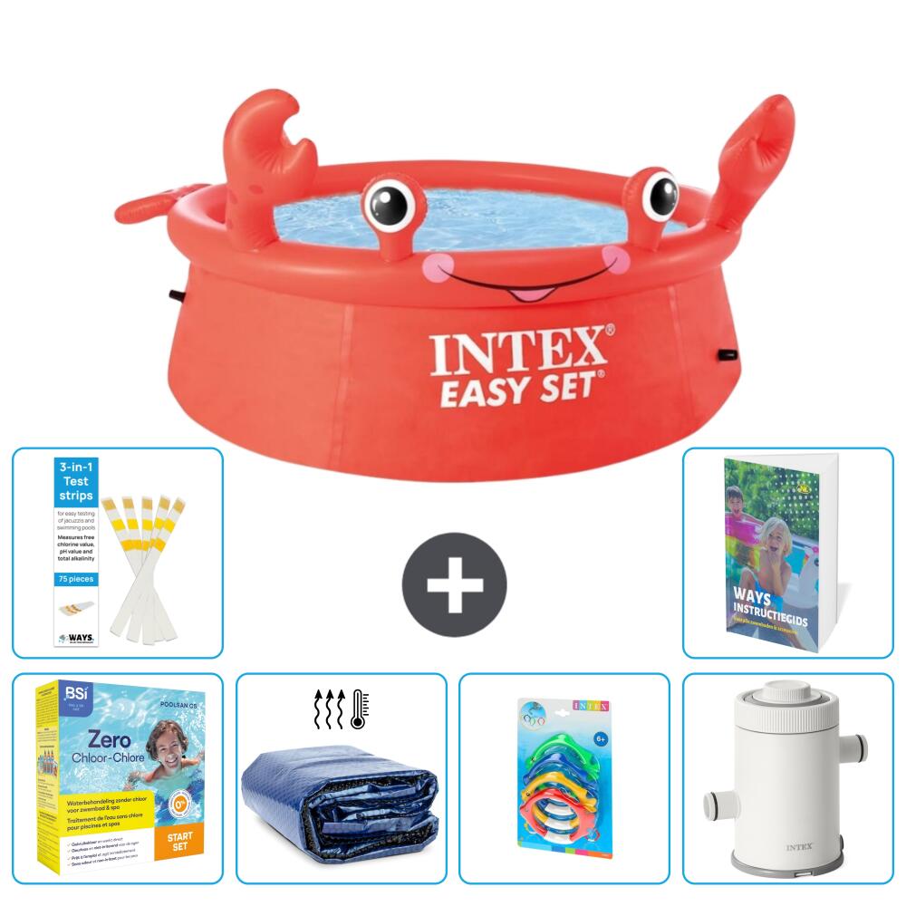 INTEX Basen Easy Set Okrągły - Krab - 183x51 cm - 7-częściowy S7