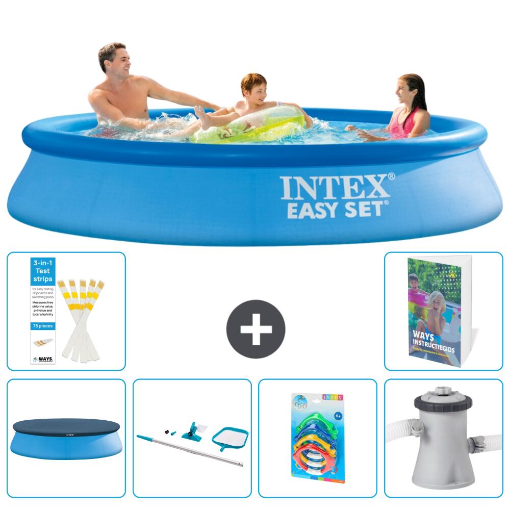INTEX Basen Easy Set Okrągły - 305x61 cm - 7-częściowy S125
