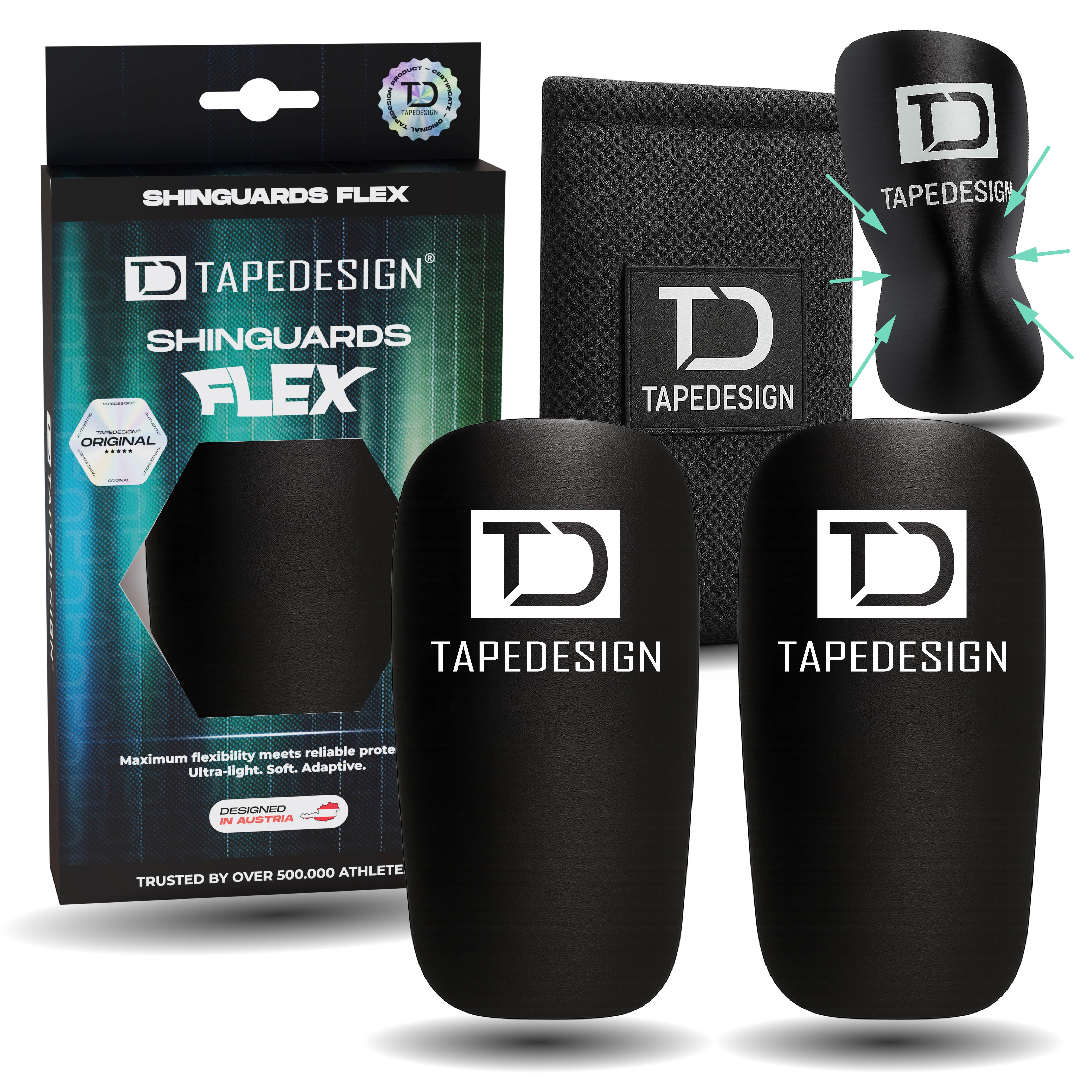 Ochraniacze goleni Tape Design Flex