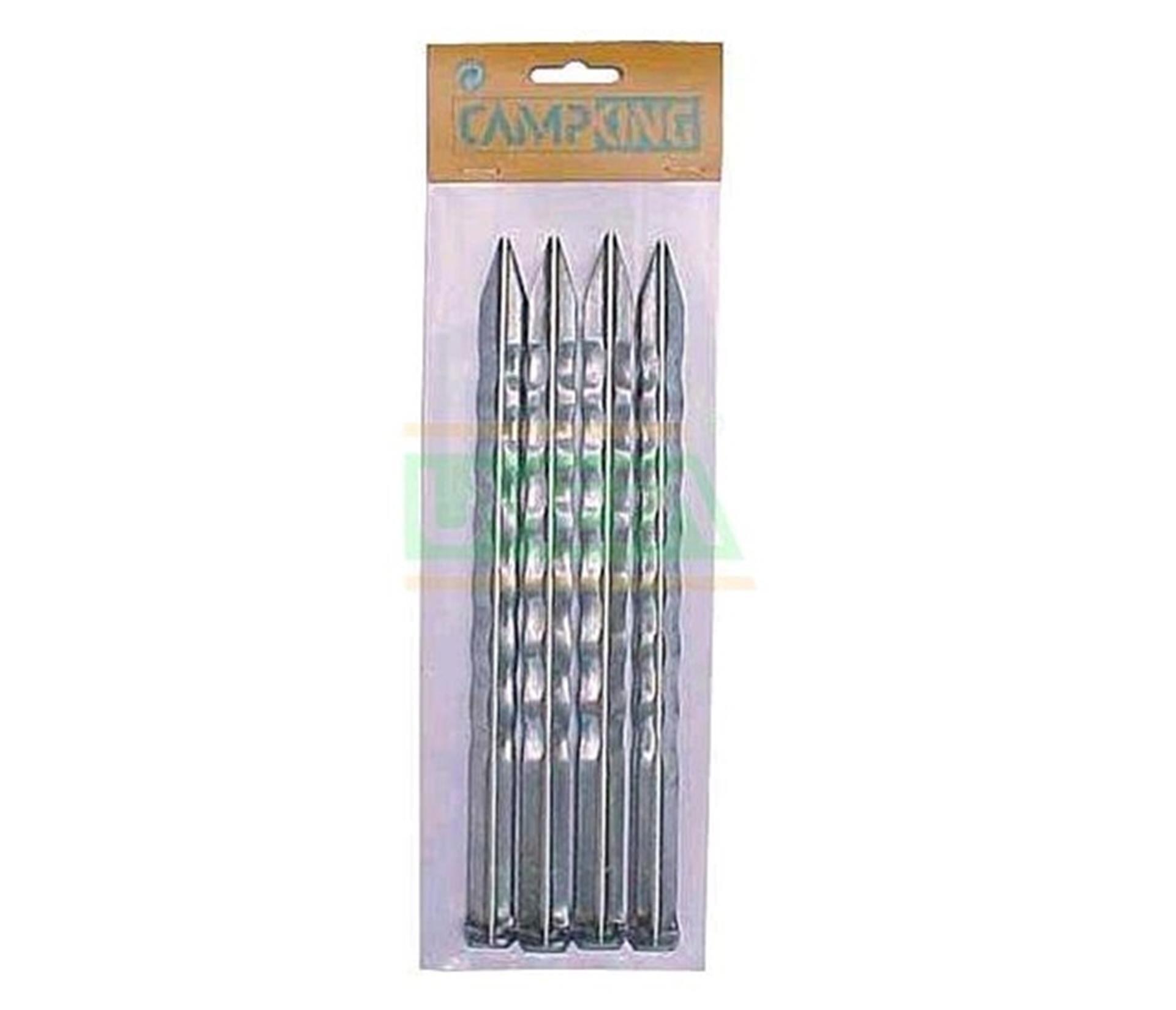 Campking Umefa karbowane śledzie namiotowe 18 cm, 10 szt.