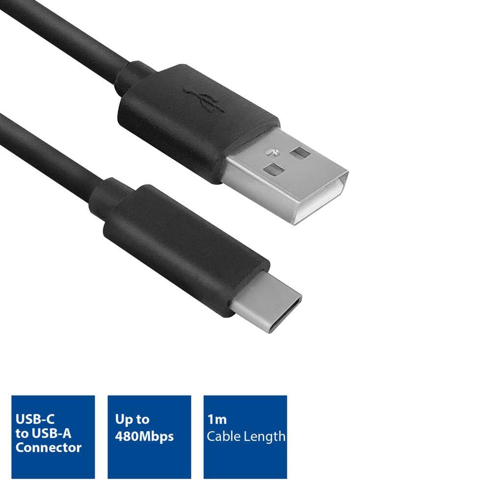 Kabel ACT USB 2.0 C męski do A męski 1 m