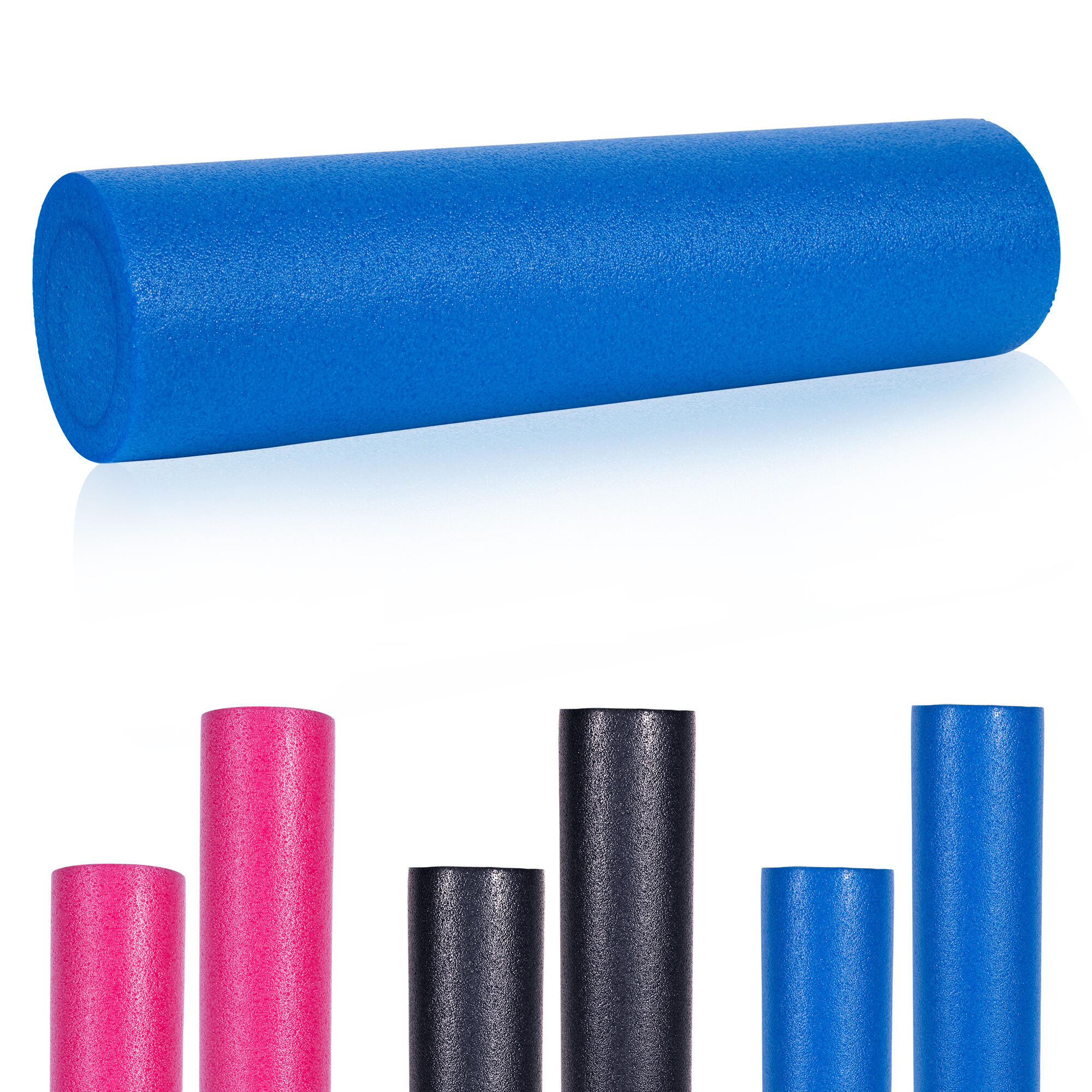 Roller do pilatesu 60x15 cm Gorilla Sports granatowy