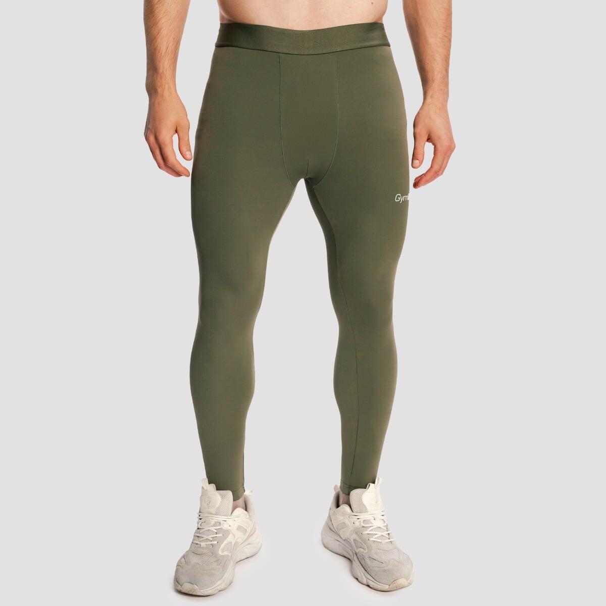 Legginsy męskie sporty walki slim oliwkowoszare Combat