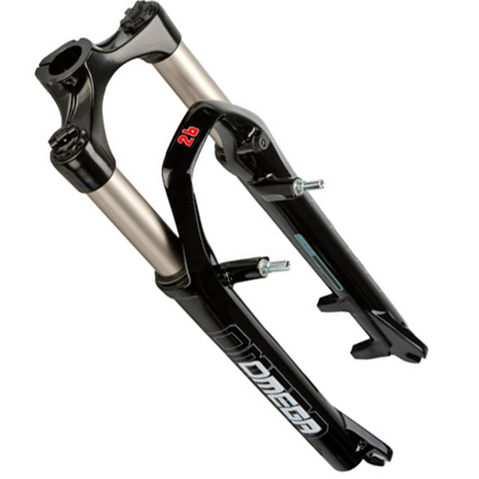 Amortyzowana widelec RST Omega T 26 czarny błyszczący