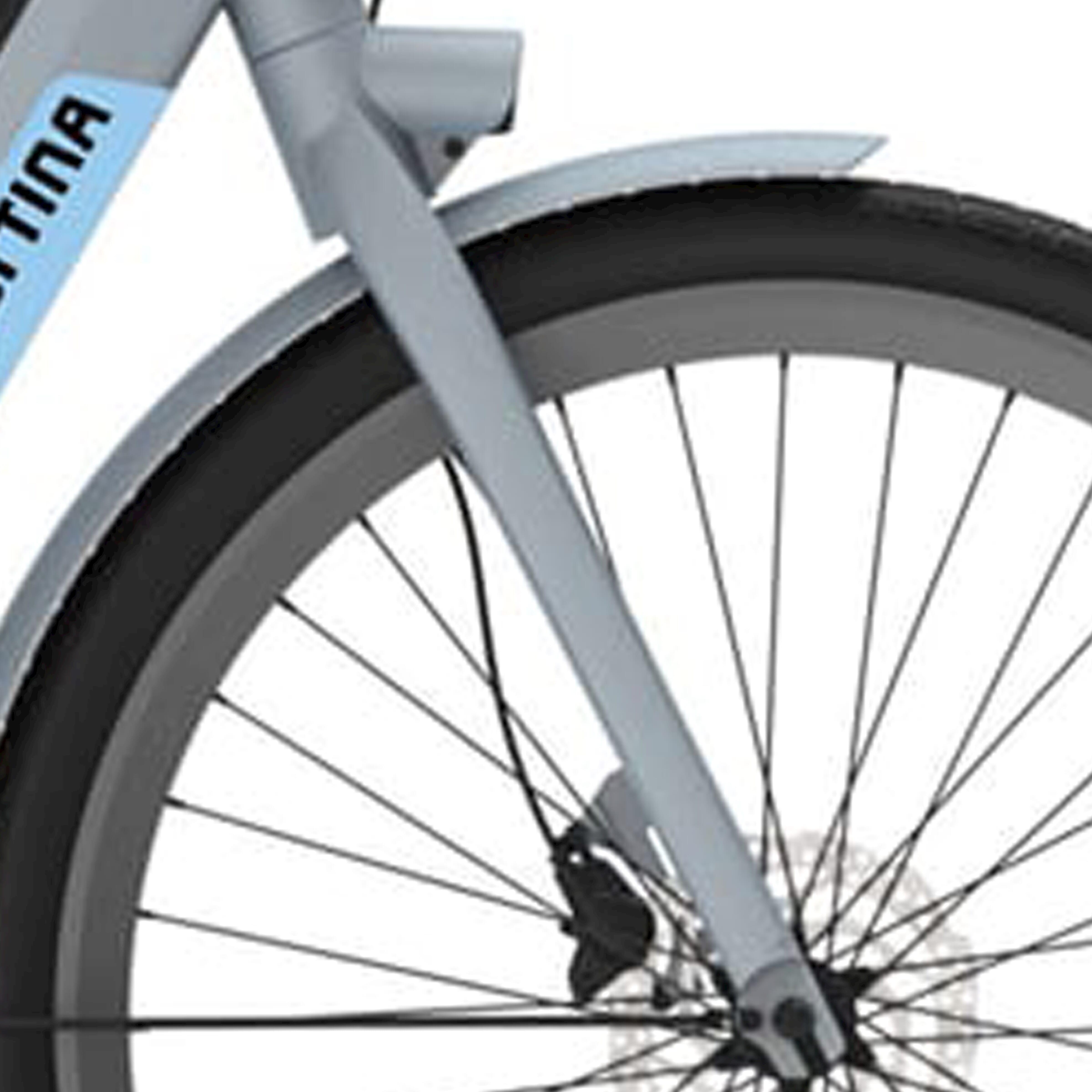 Cortina V Fork E-Nite przedni widelec matowy niebieski