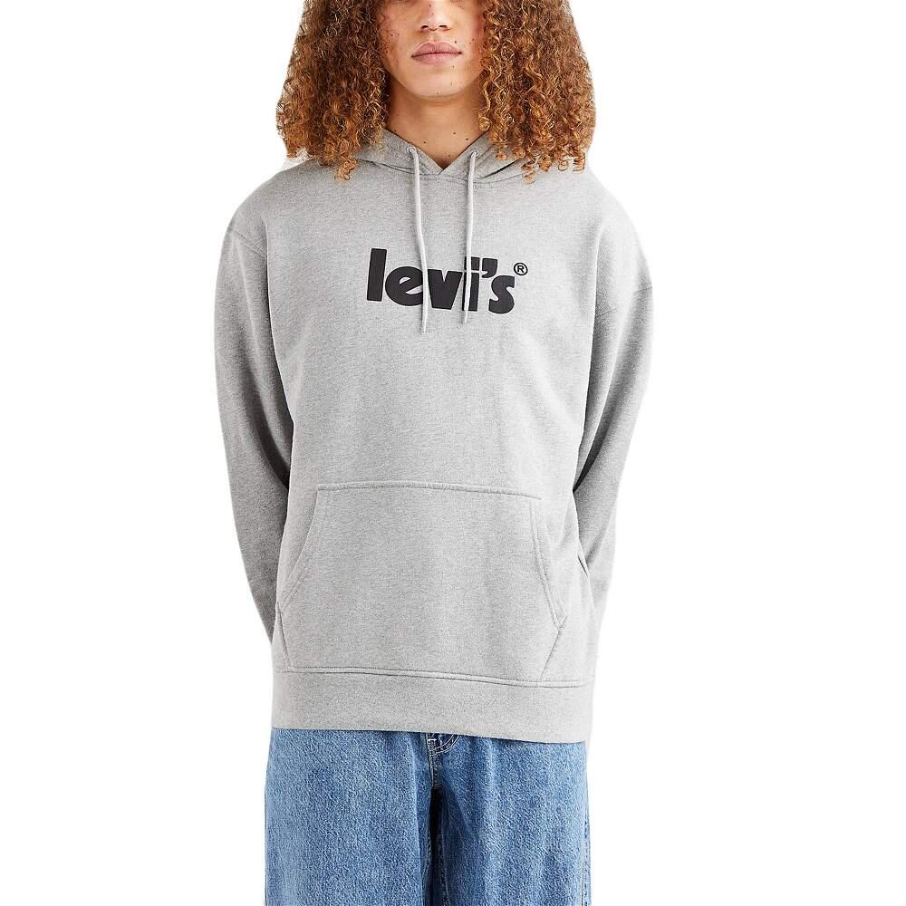 Bluza z Kapturem Relaxed Graphic Rozmiar XL Szary - 38479-0080