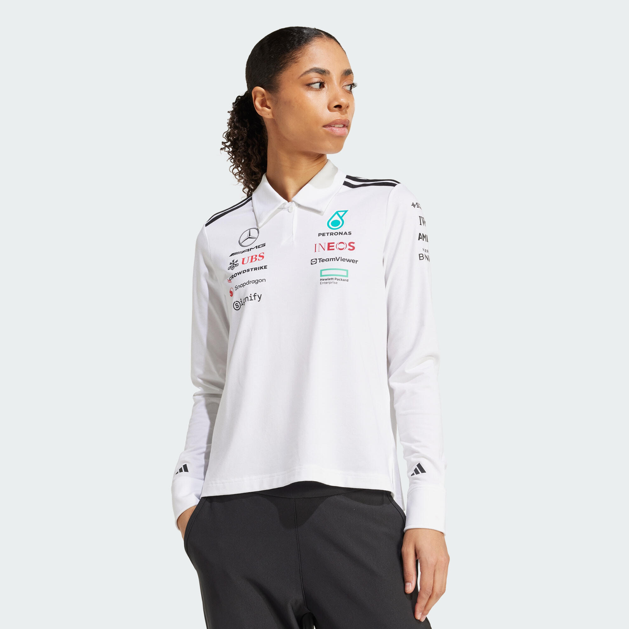 KOSZULKA MERCEDES - AMG PETRONAS FORMULA ONE TEAM POLO LONG SLEEVE