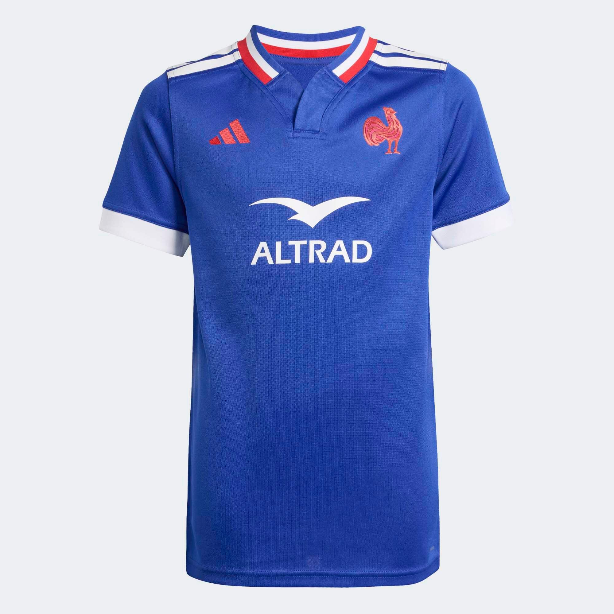 Koszulka do rugby dla dzieci replika ADIDAS XV de France 2025/2026