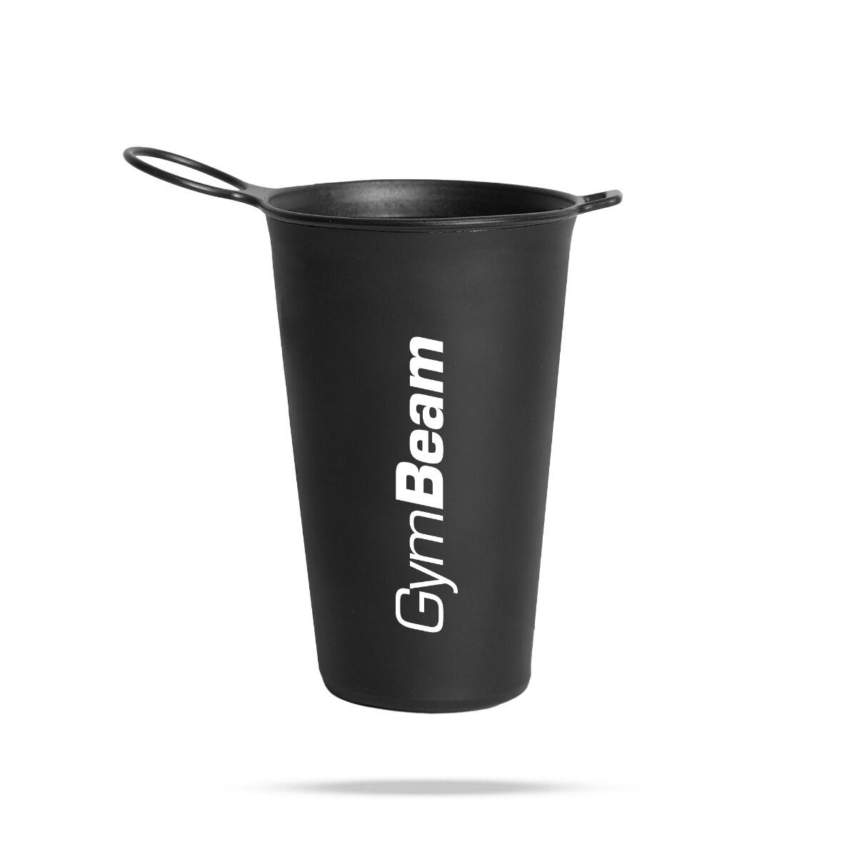 Kubek do biegania składany 200 ml czarny