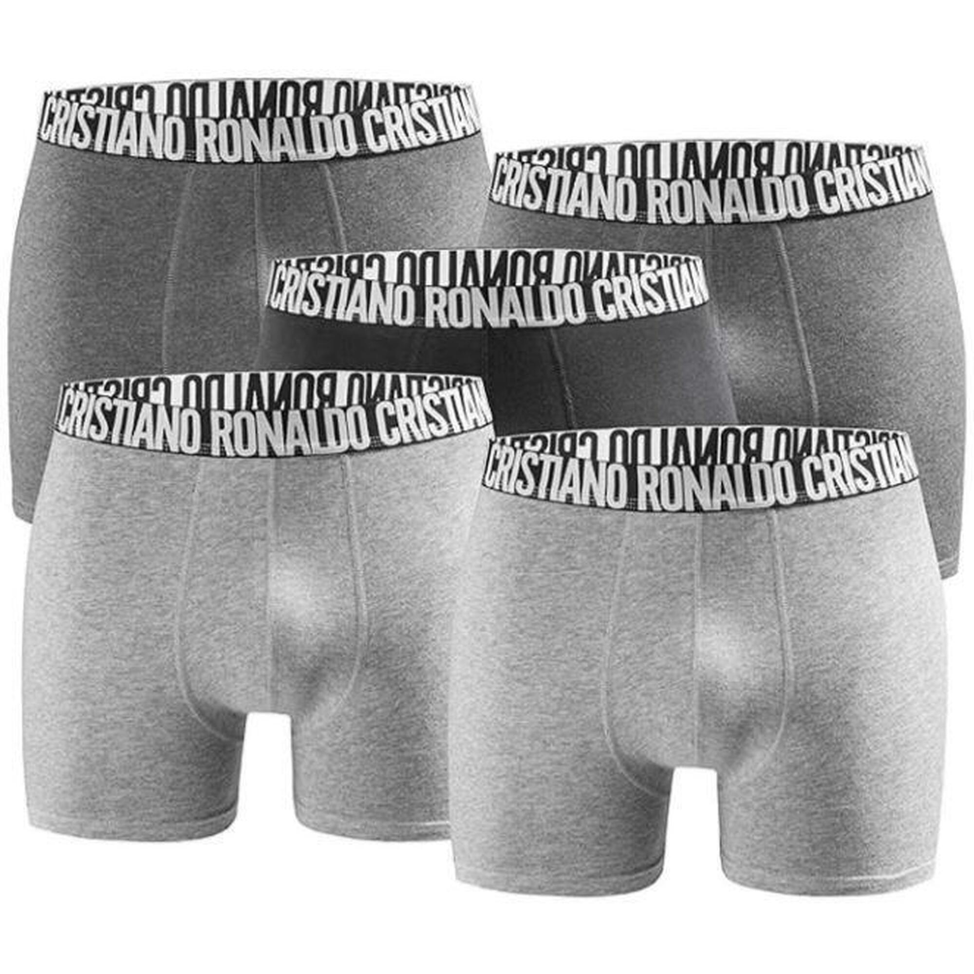 CR7 Bokserki męskie 5-pack  antracyt  rozmiar M