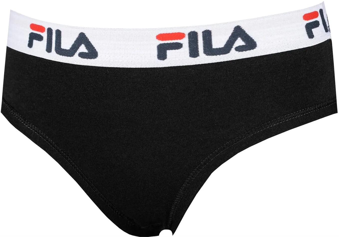 Majtki dziewczęce Fila Elastic Czarne
