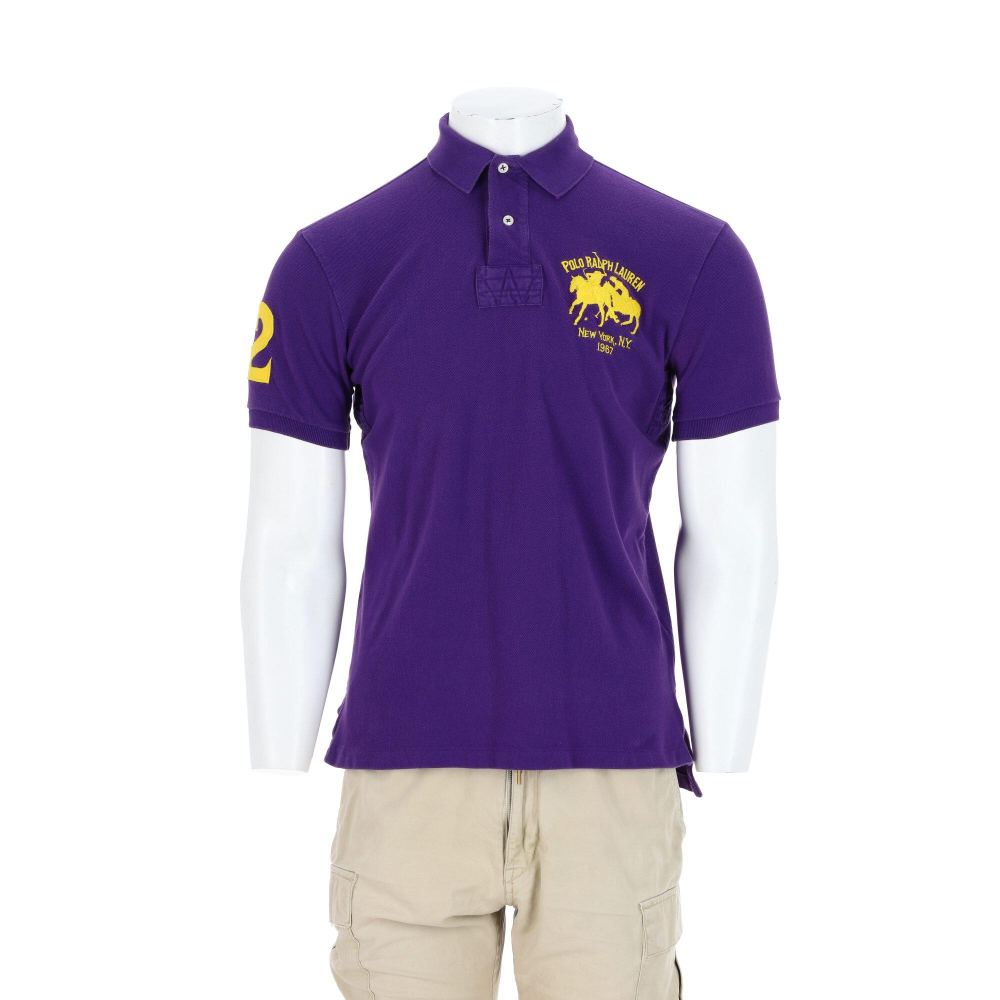 Second life - Polo krótkie rękawy męskie Custom Fit Polo Ralph Lauren - Jak nowy