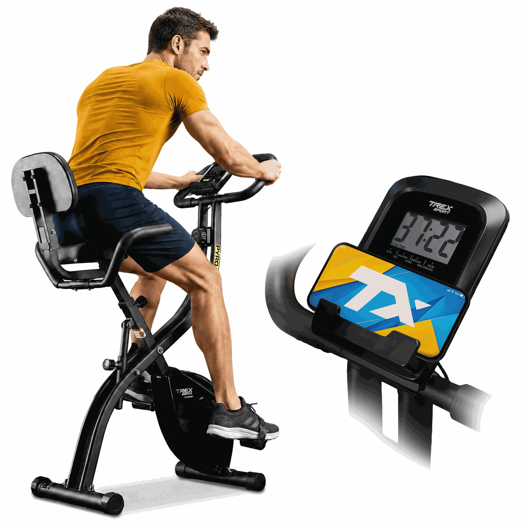 Rower stacjonarny Trex Sport PYRO TX-360XB magnetyczny składany X-Bike do 120kg