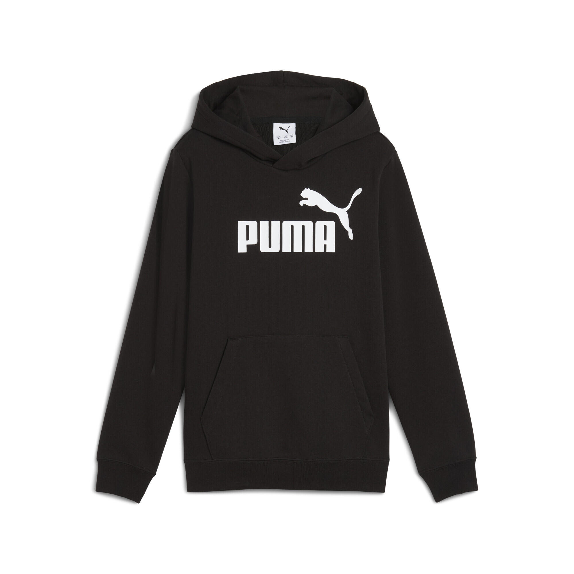 Młodzieżowa bluza z kapturem ESS z logo No. 1 PUMA Black