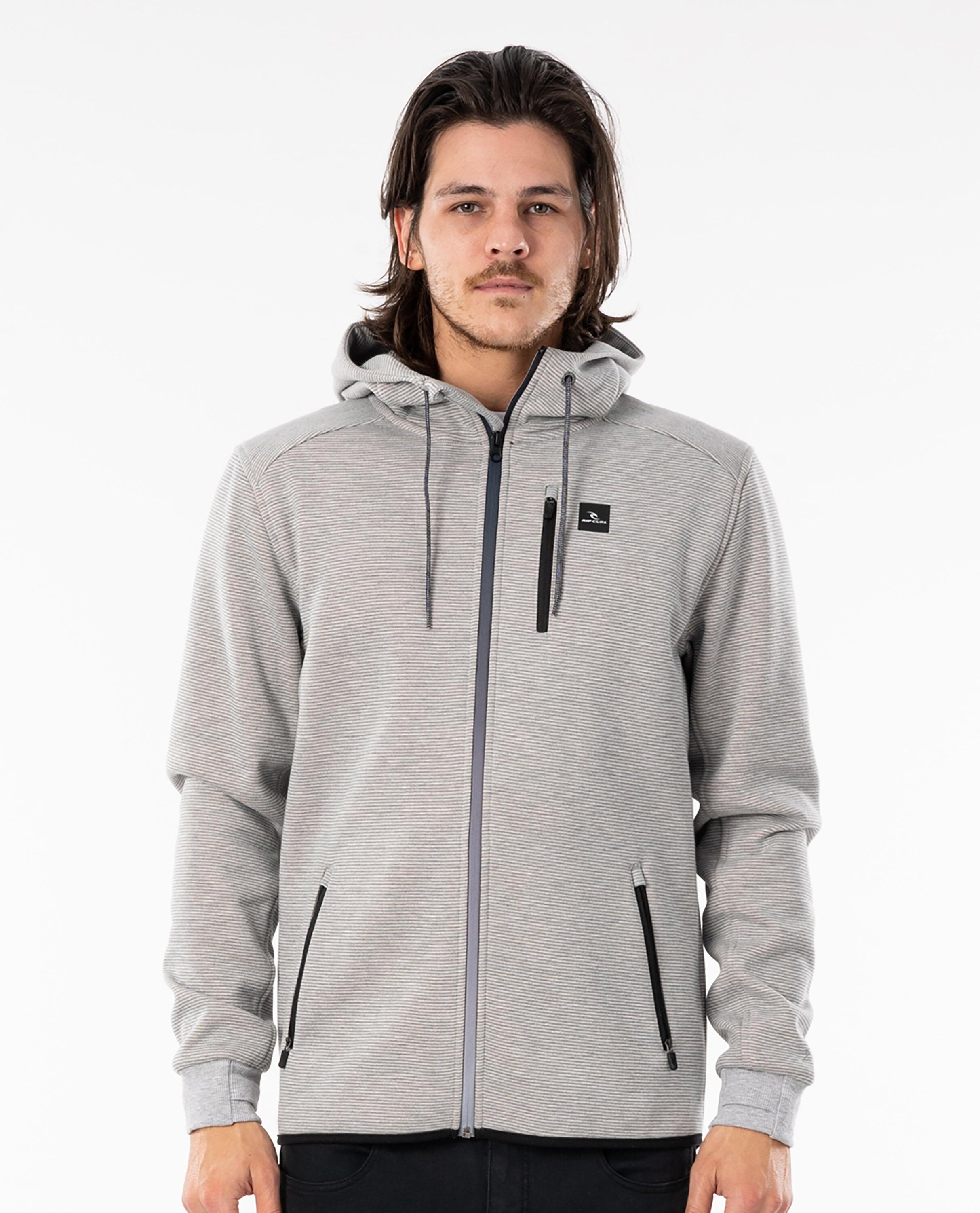 Rip Curl Anti Series Departed ZIP Thru - Grey