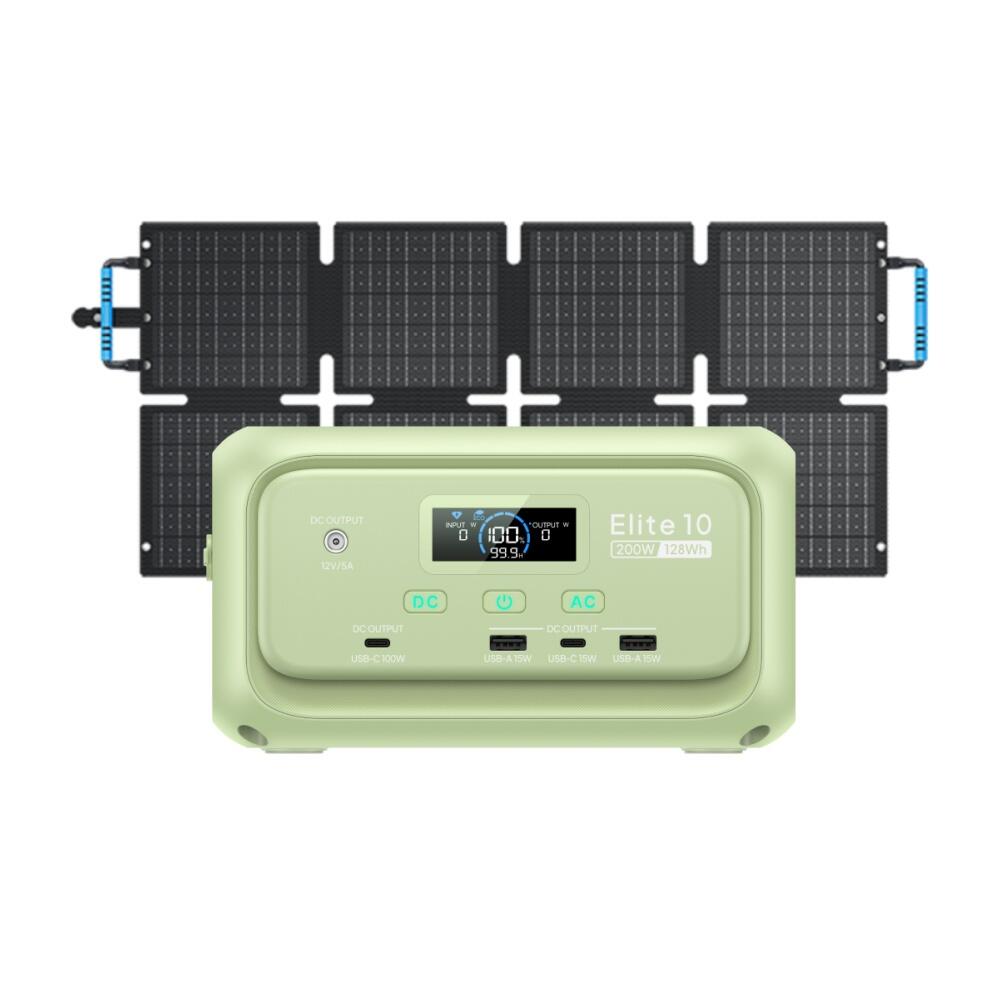 Przenośna elektrownia Elite 10+60W 128Wh,idealna na wędrówki i weekendowe wypady
