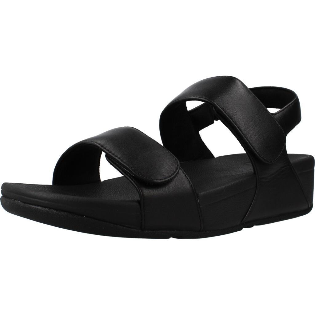 Sandały FITFLOP LULU ADJUSTABLE LEATHER Czarny