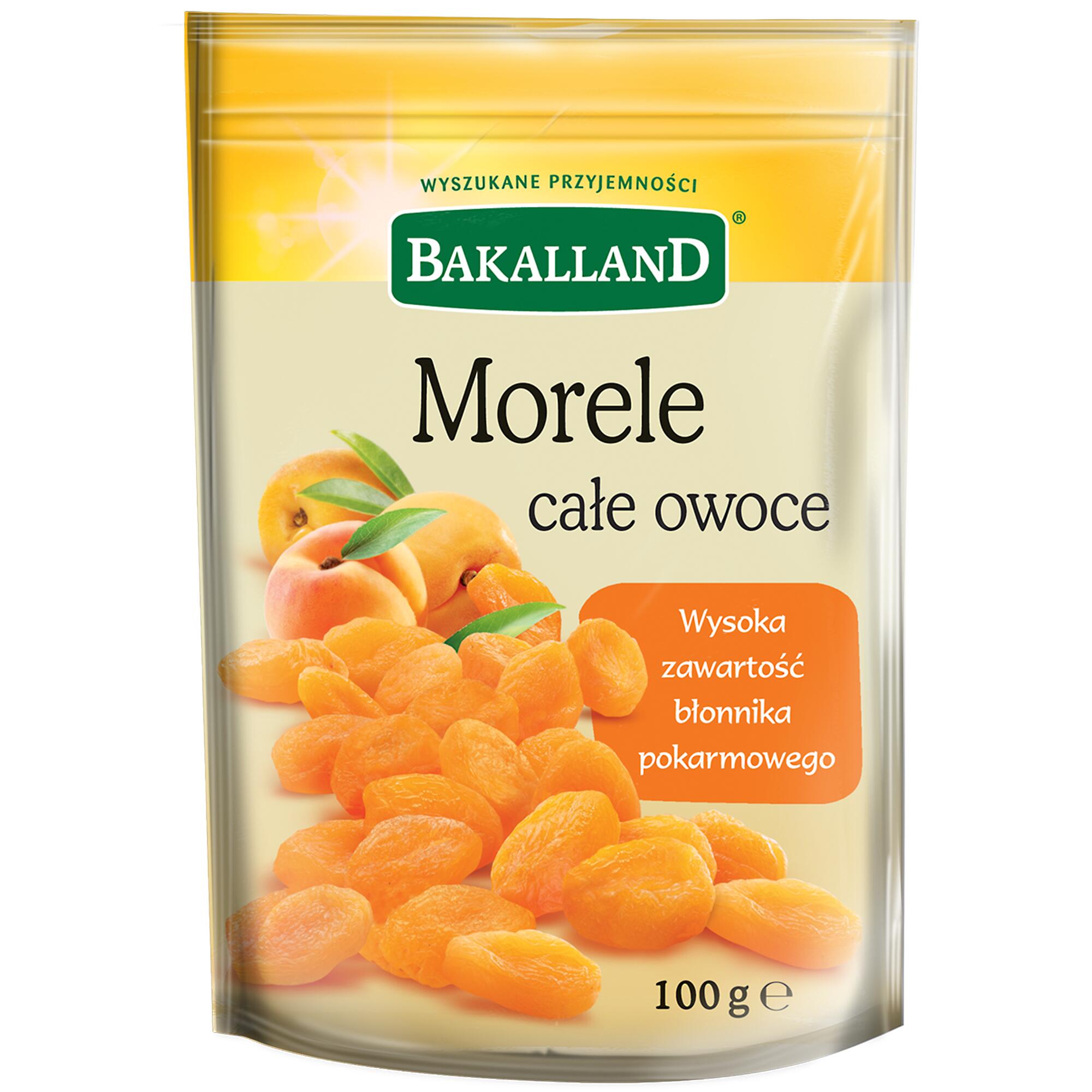 Morele całe owoce Bakalland 100g