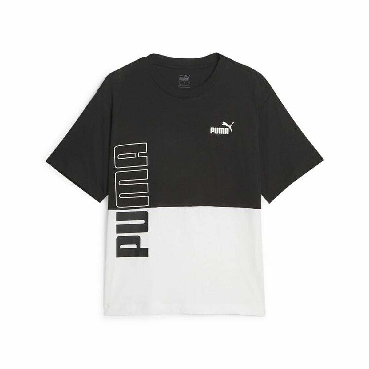 Koszulka z krótkim rękawem Damska Puma Power Colorblock Biały